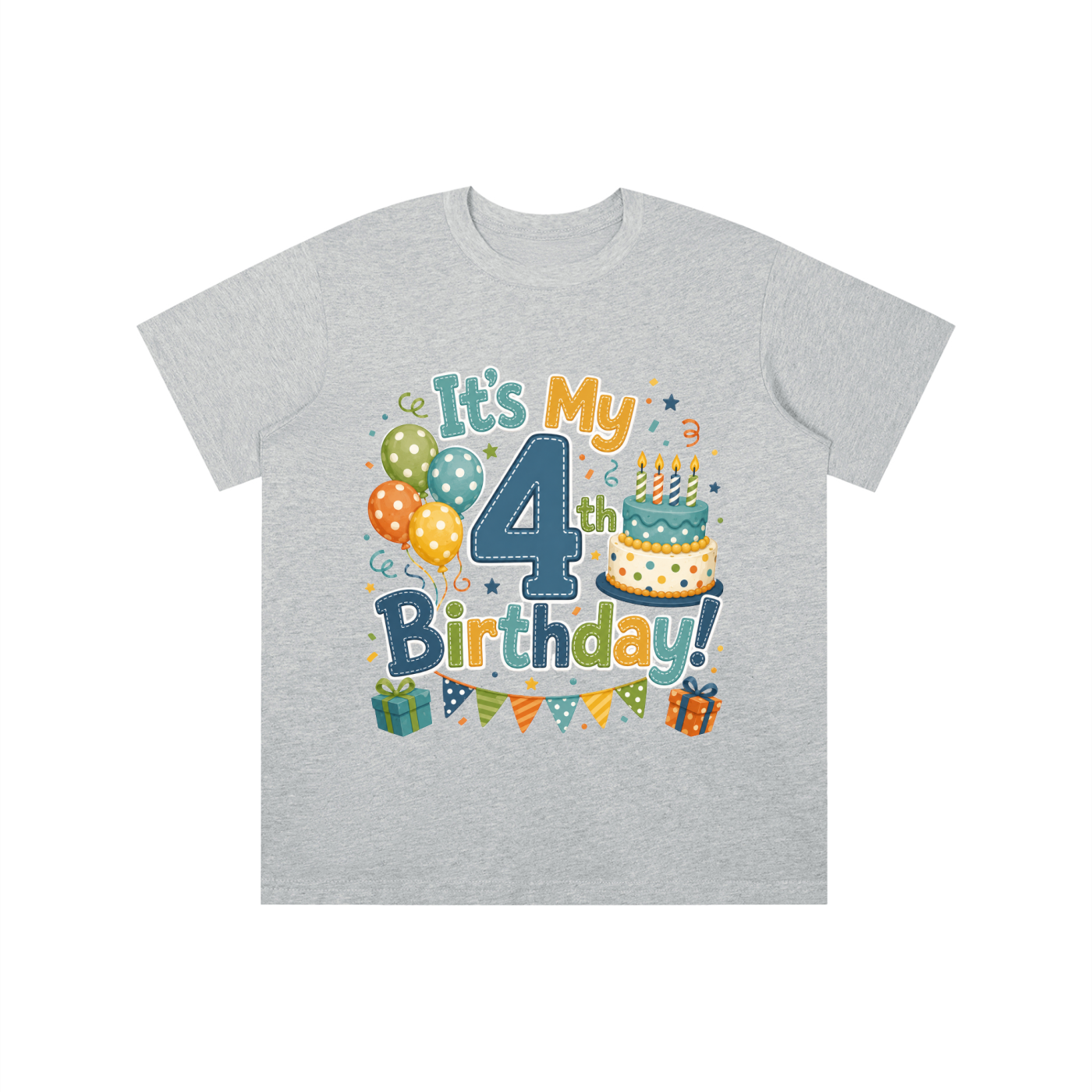 Boys 4th Birthday T-shirt