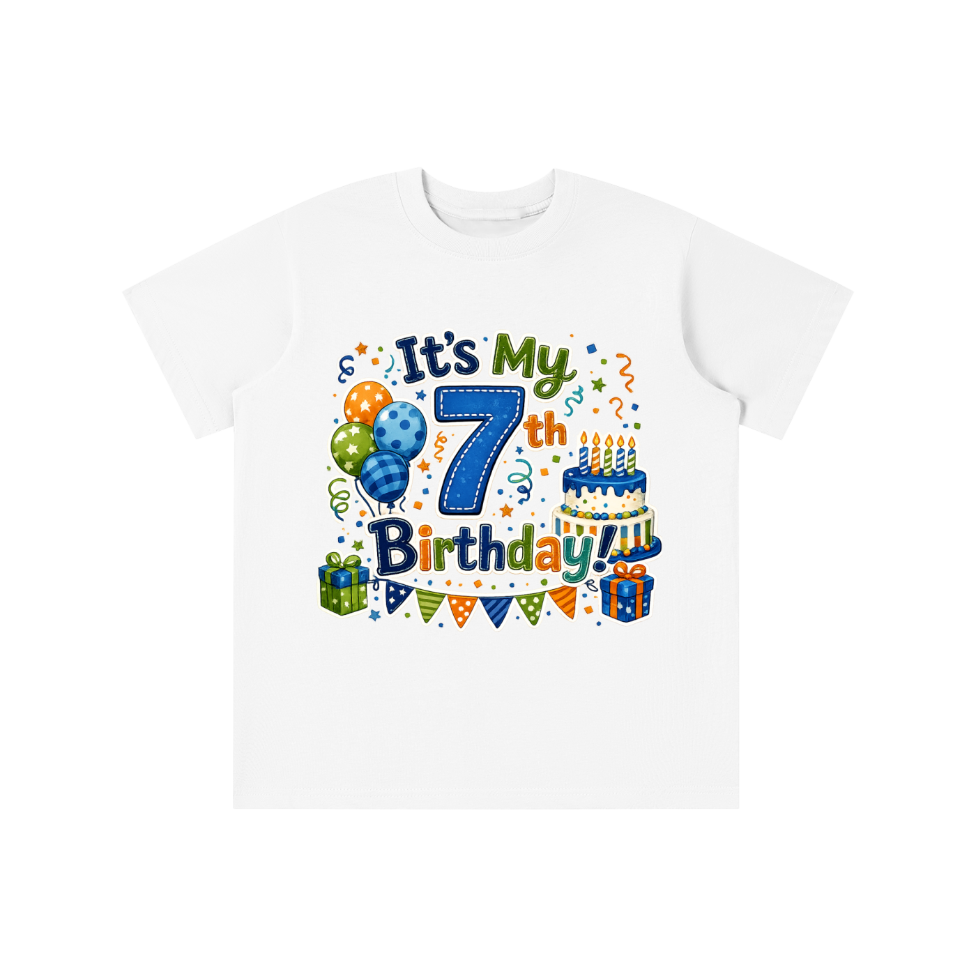 Boys 7th Birthday T-shirt