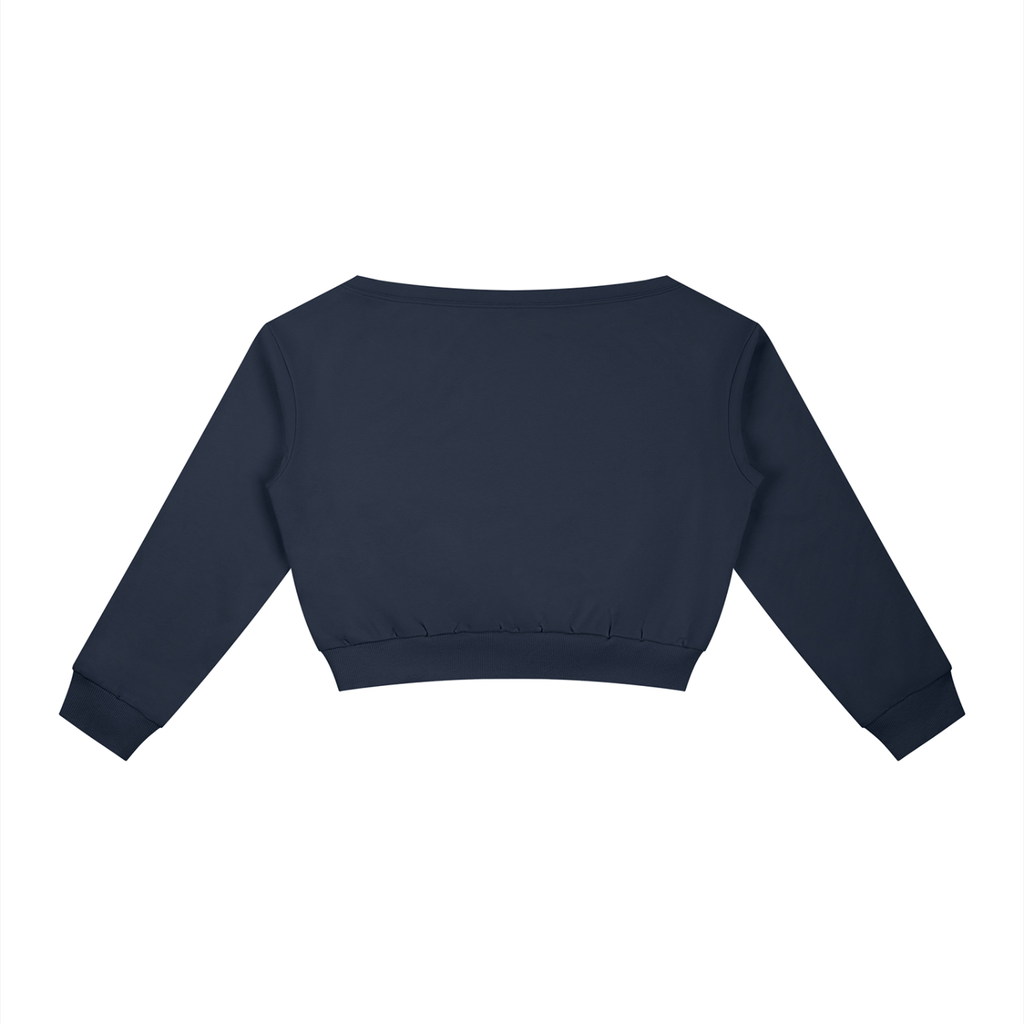 Sudadera de baile con hombros descubiertos para mujer