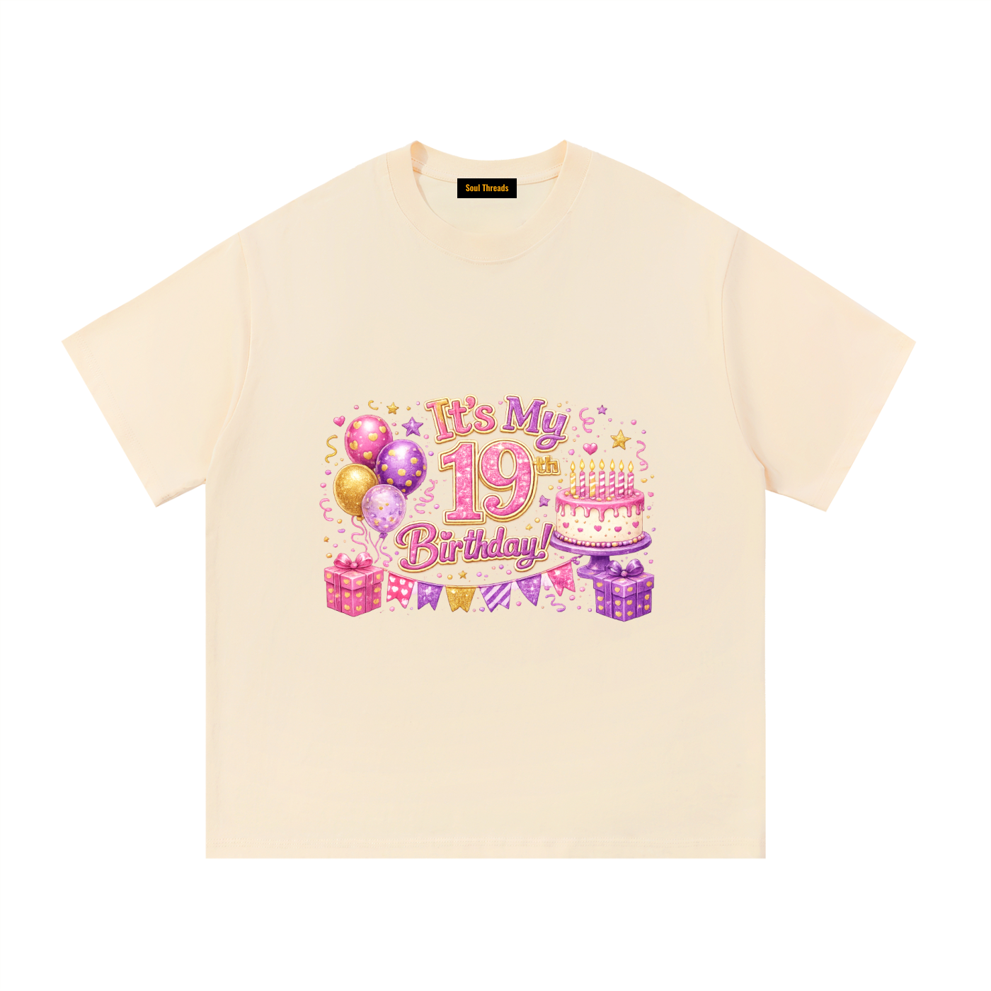 Young Womens 19th Birthday T-Shirt