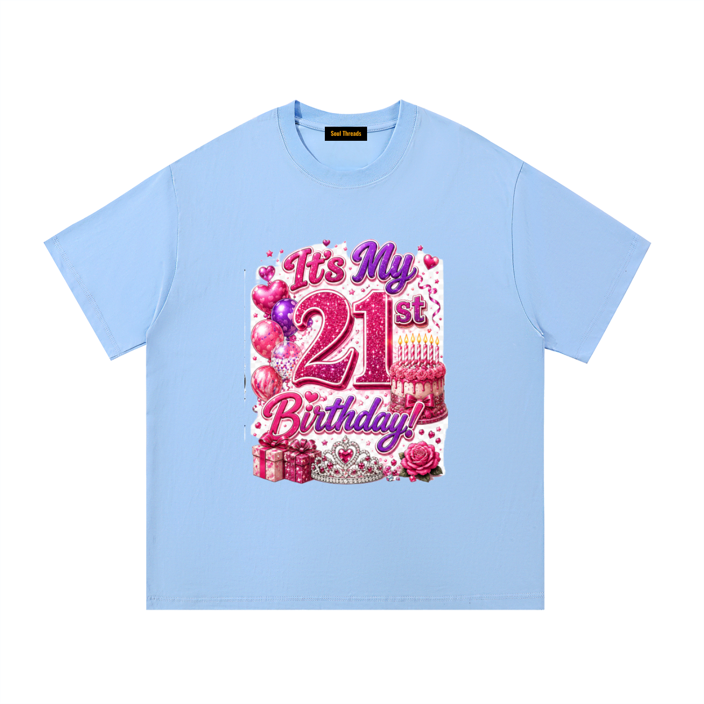 Young Womens 21st Birthday T-Shirt