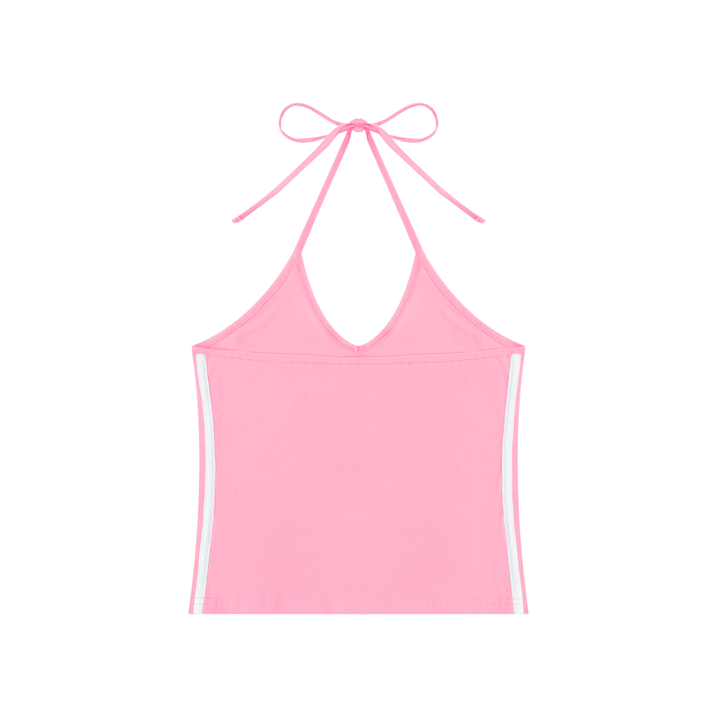 Women's Beach Halter Crop Tank Top