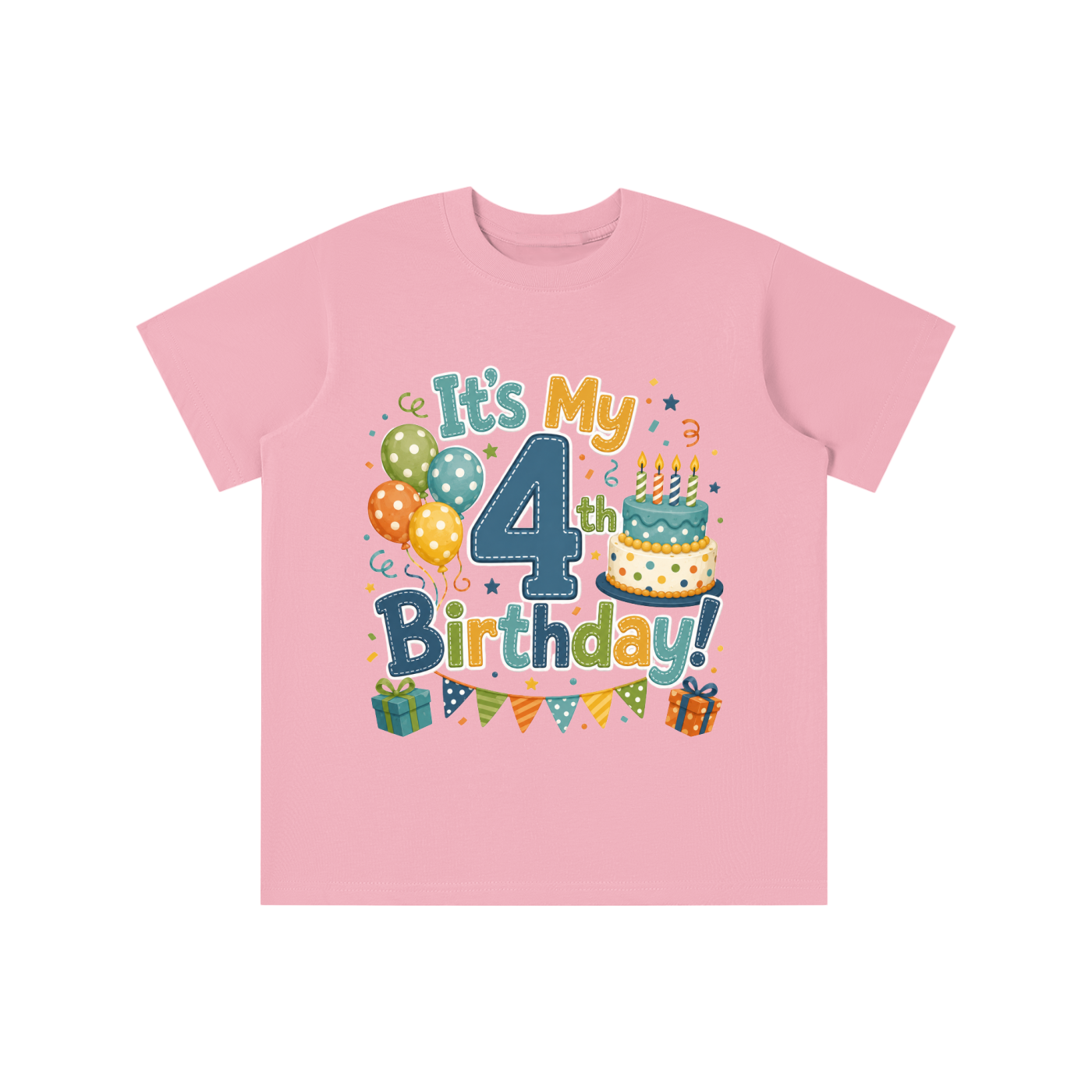Boys 4th Birthday T-shirt