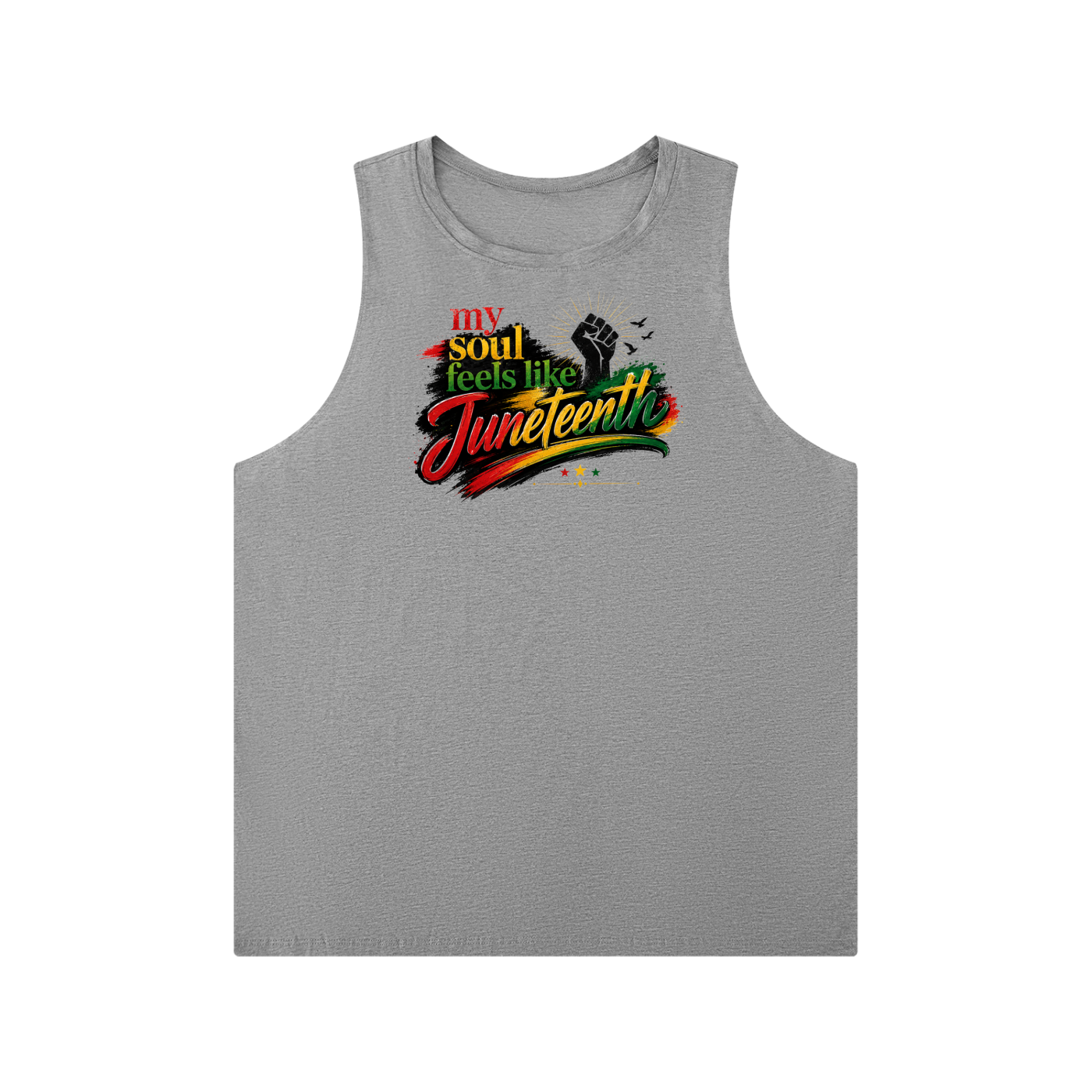 Men's Juneteenth Crewneck Tank Top