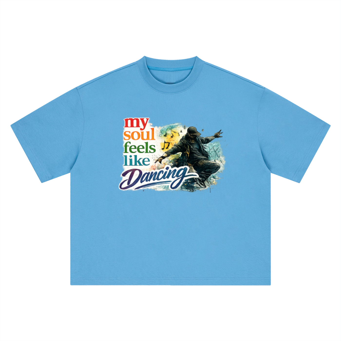 Boxy Oversized Dancing T-Shirt