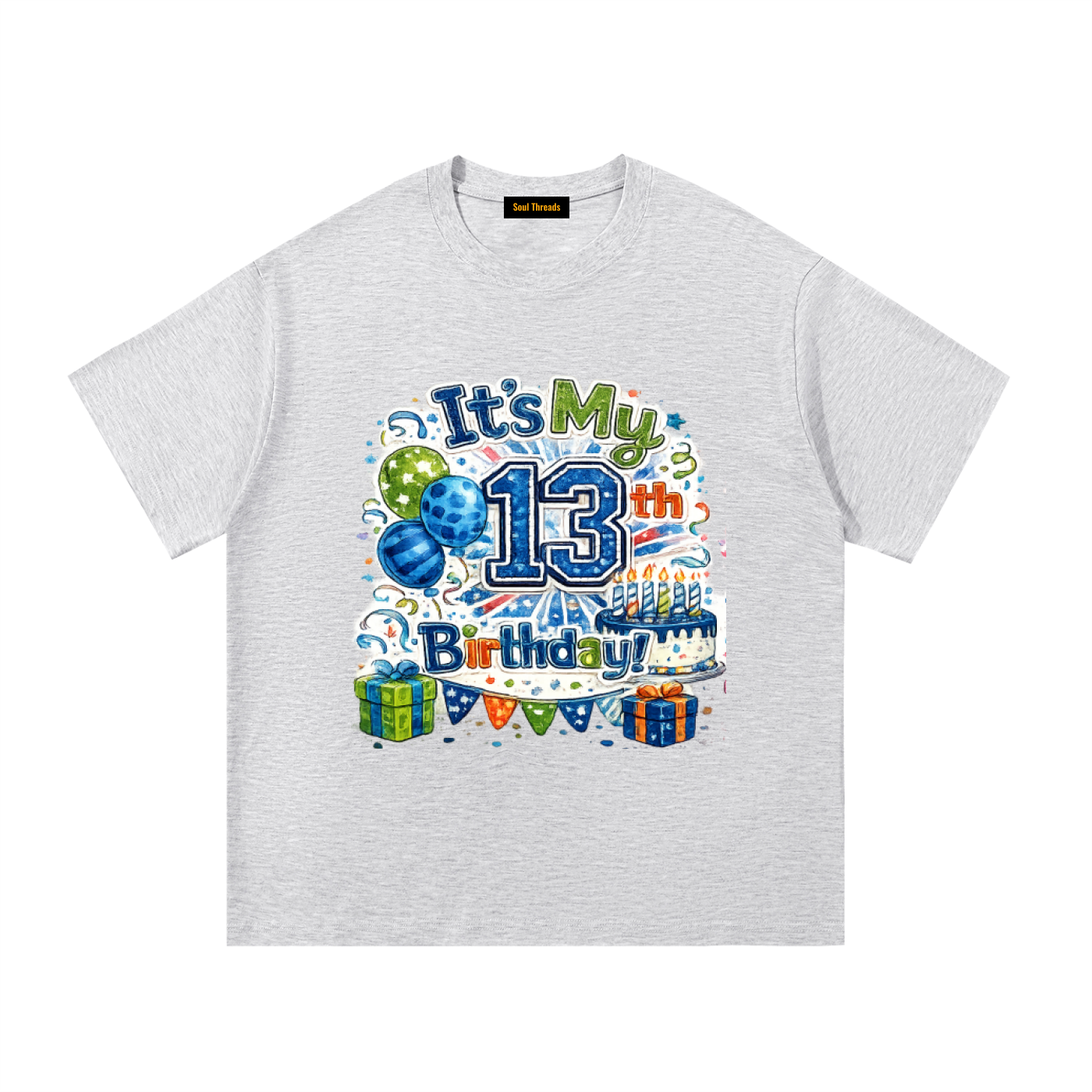 Young Mens 13th Birthday T-Shirt