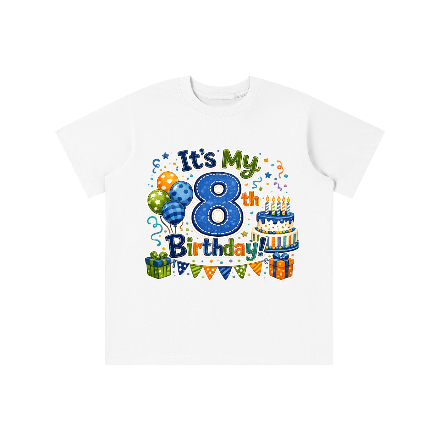 Boys 8th Birthday T-shirt