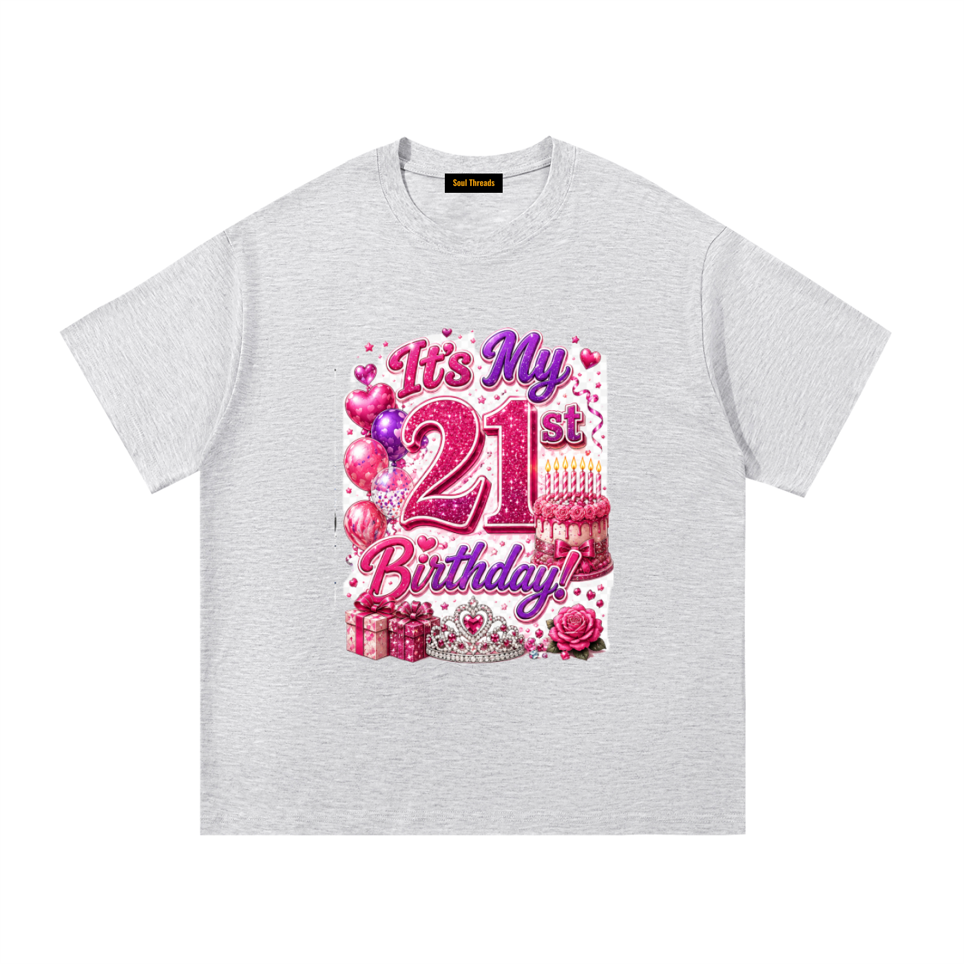 Young Womens 21st Birthday T-Shirt