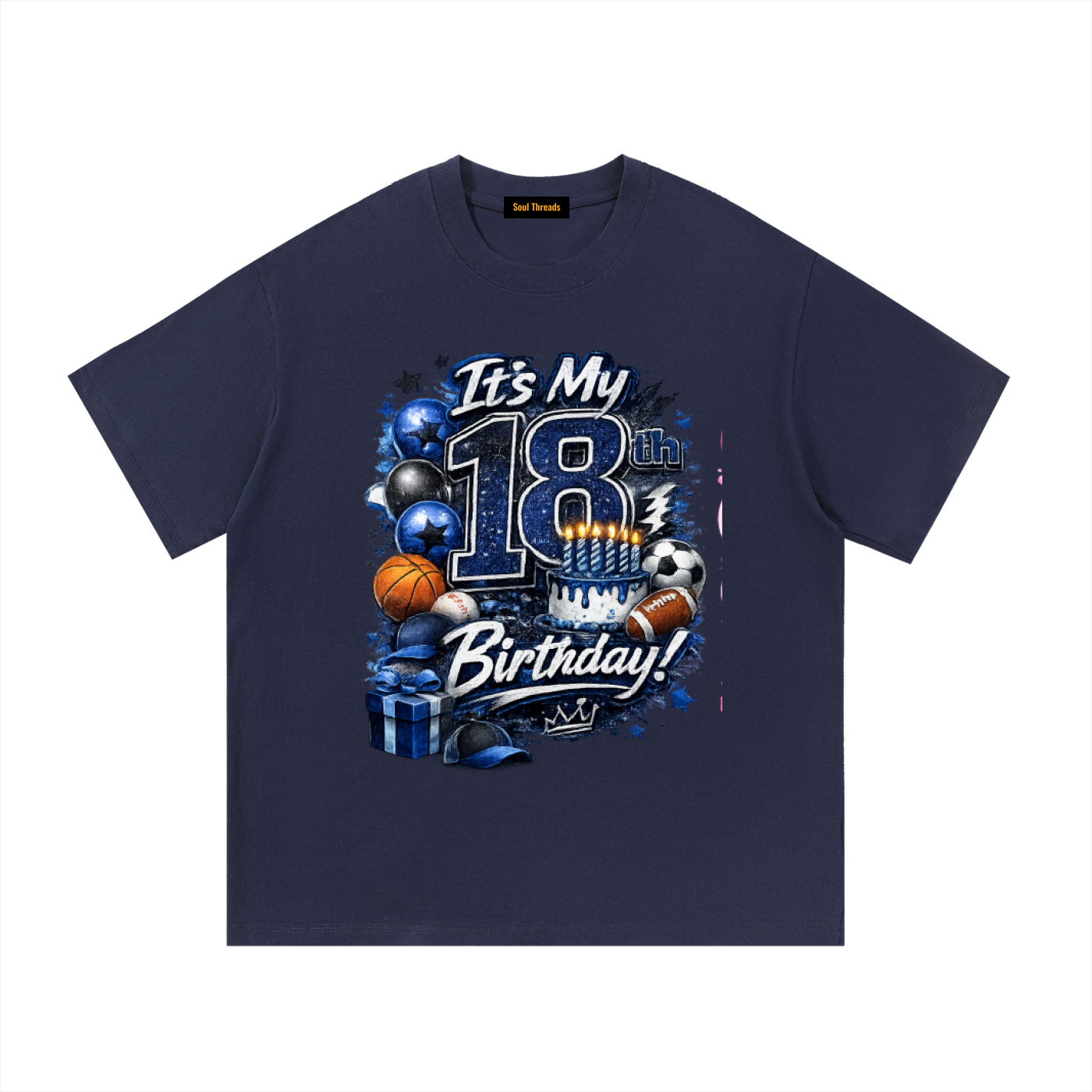 Young Mens 18th BIrthday T-Shirt