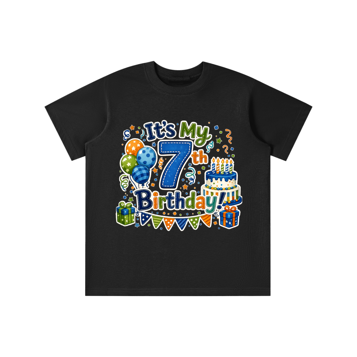 Boys 7th Birthday T-shirt