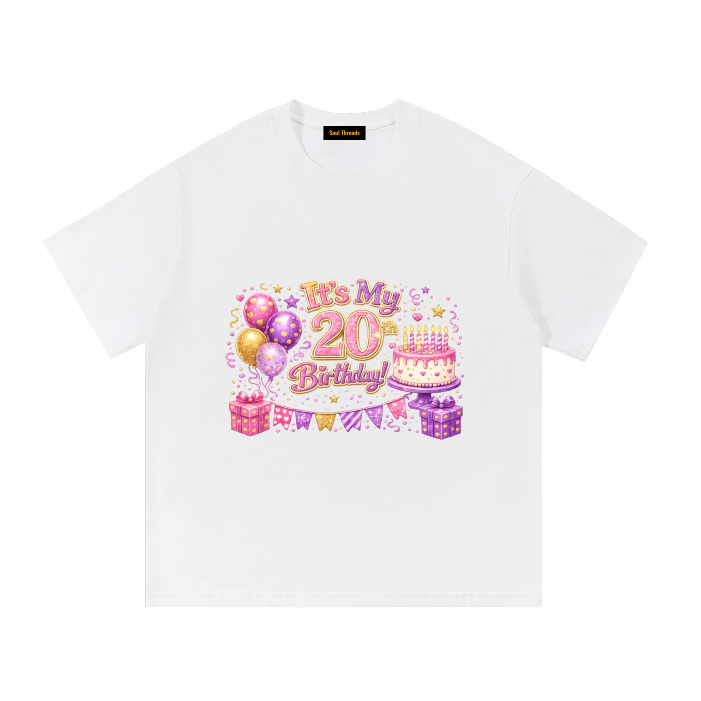 Young Womens 20th Birthday T-Shirt