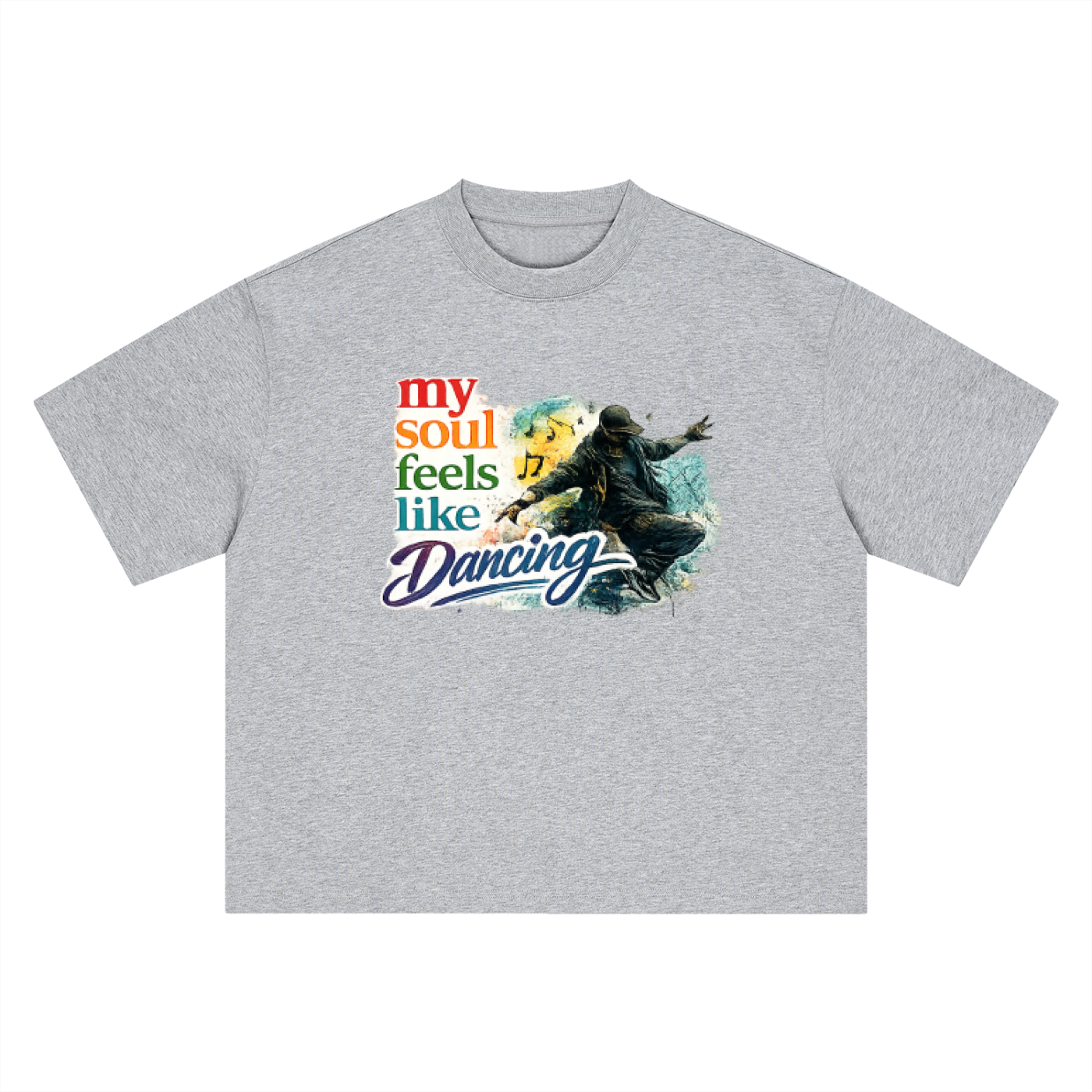 Boxy Oversized Dancing T-Shirt
