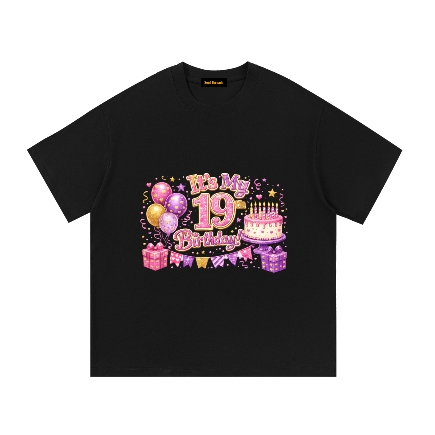 Young Womens 19th Birthday T-Shirt