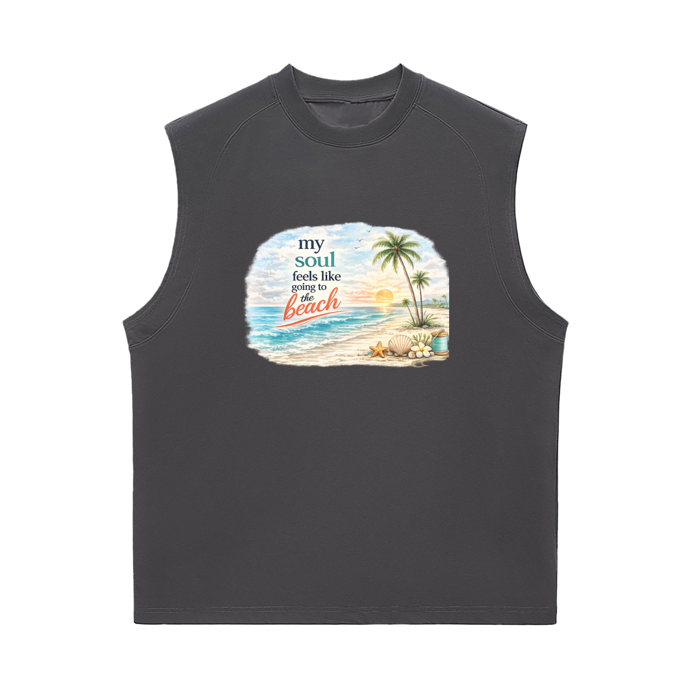 Quick-Dry Beach Tank Top
