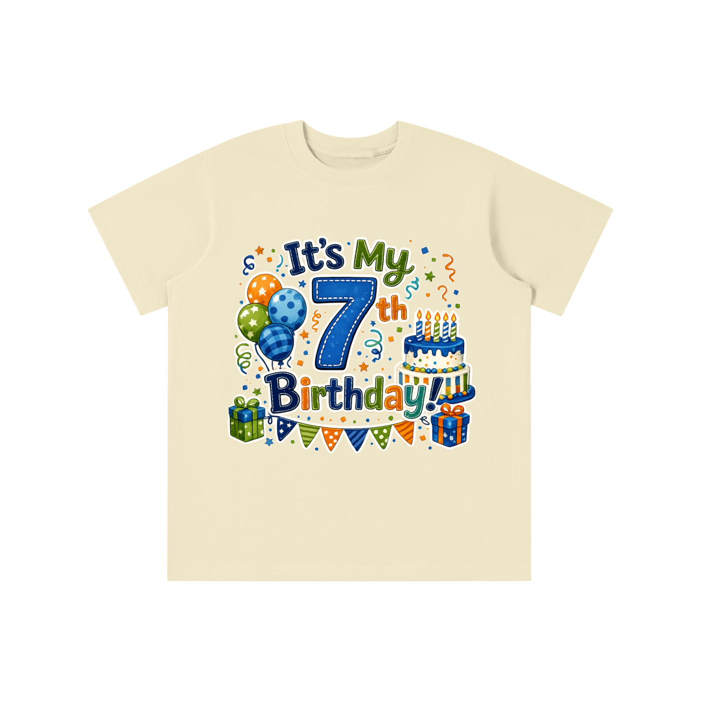 Boys 7th Birthday T-shirt