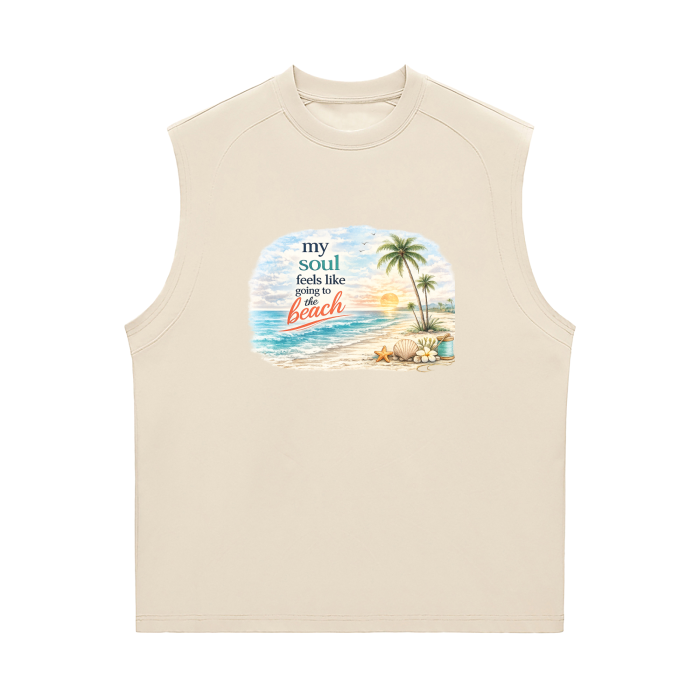 Quick-Dry Beach Tank Top