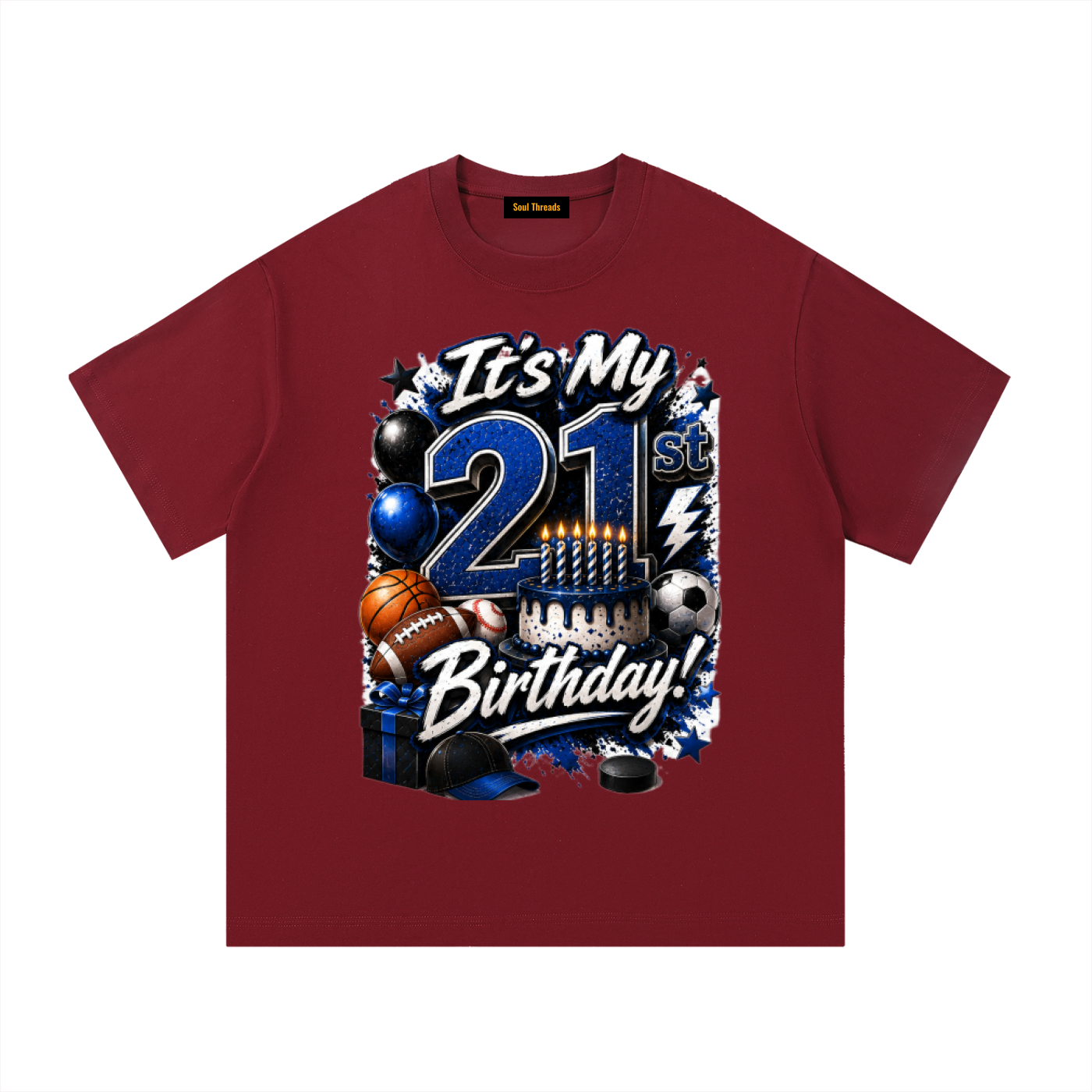 Young Mens 21st Birthday T-Shirt