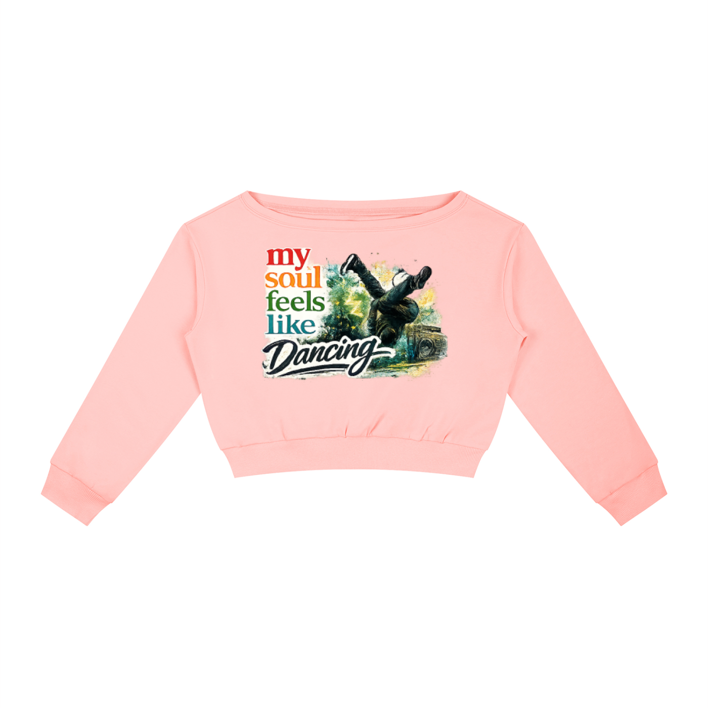 Women's Off-Shoulder Dancing Sweatshirt