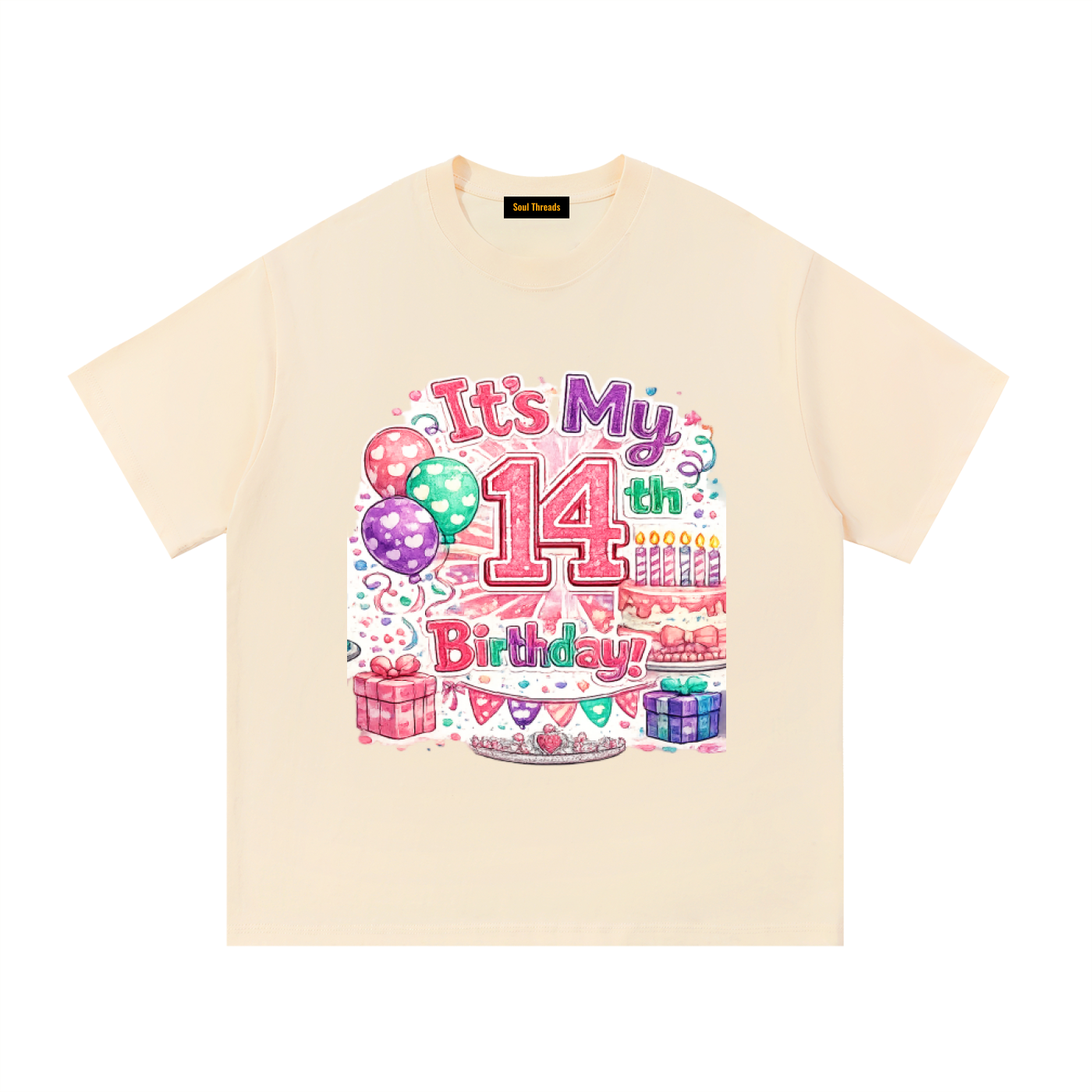 Young Womens 14th Birthday T-Shirt