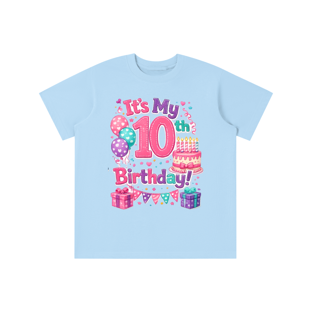 Girls 10th Birthday T-shirt