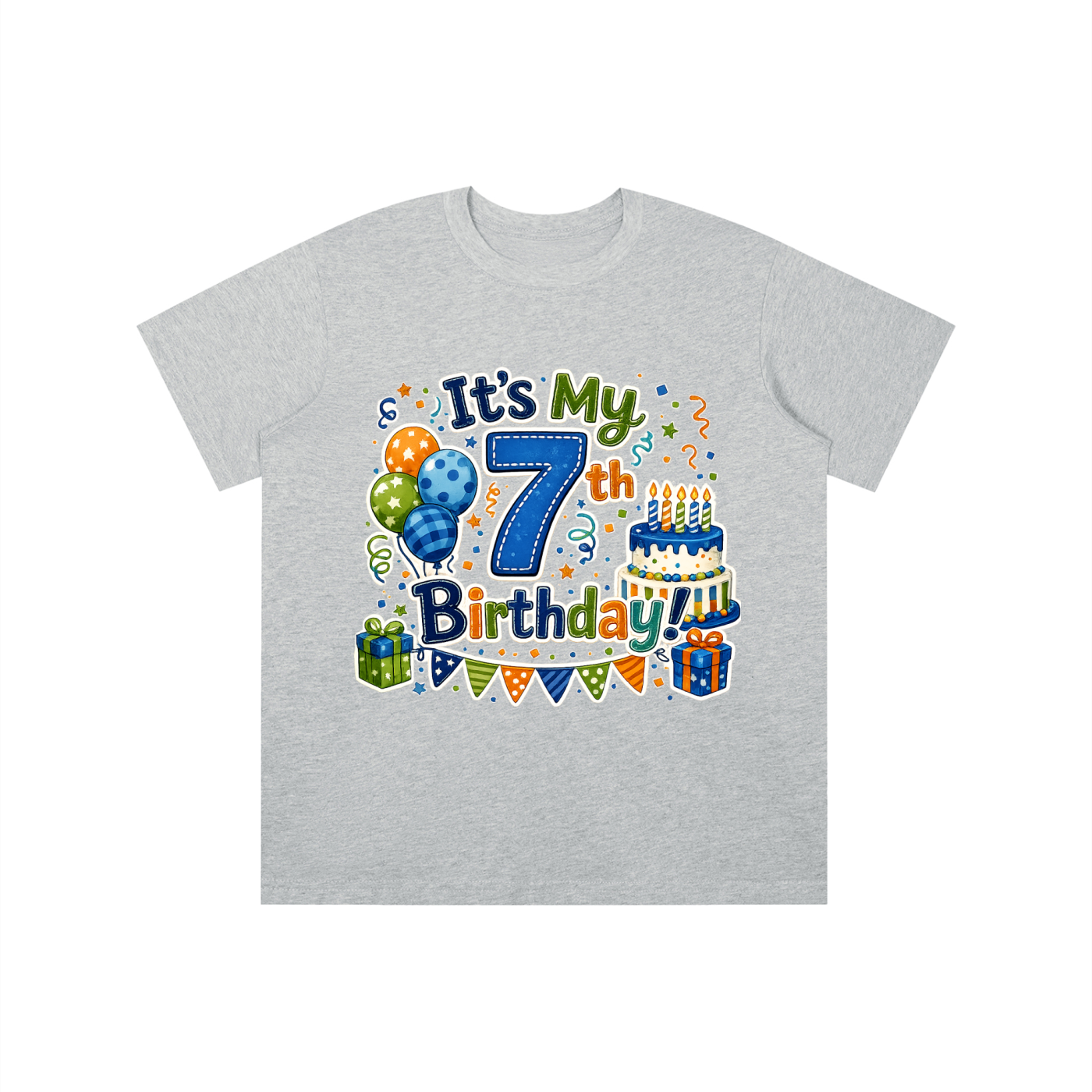 Boys 7th Birthday T-shirt