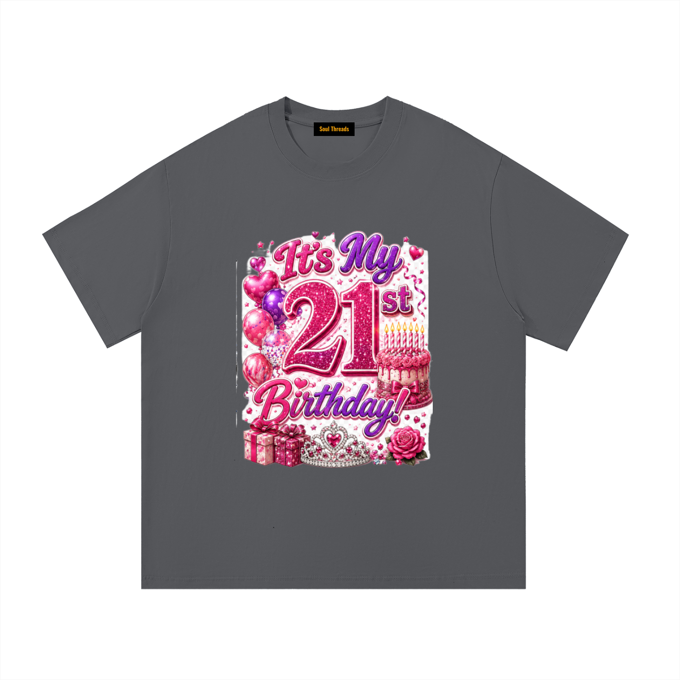 Young Womens 21st Birthday T-Shirt