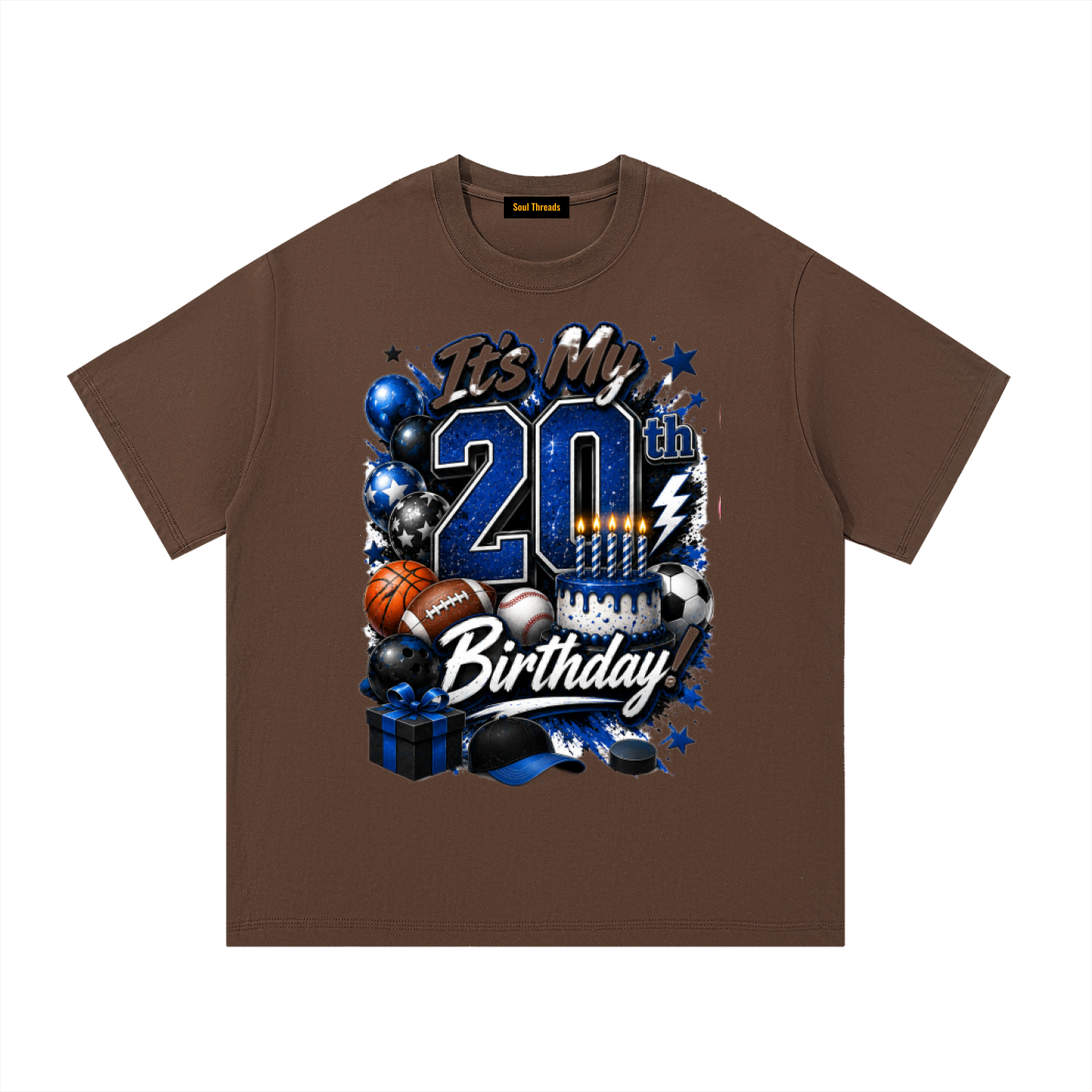 Young Mens 20th Birthday T-Shirt