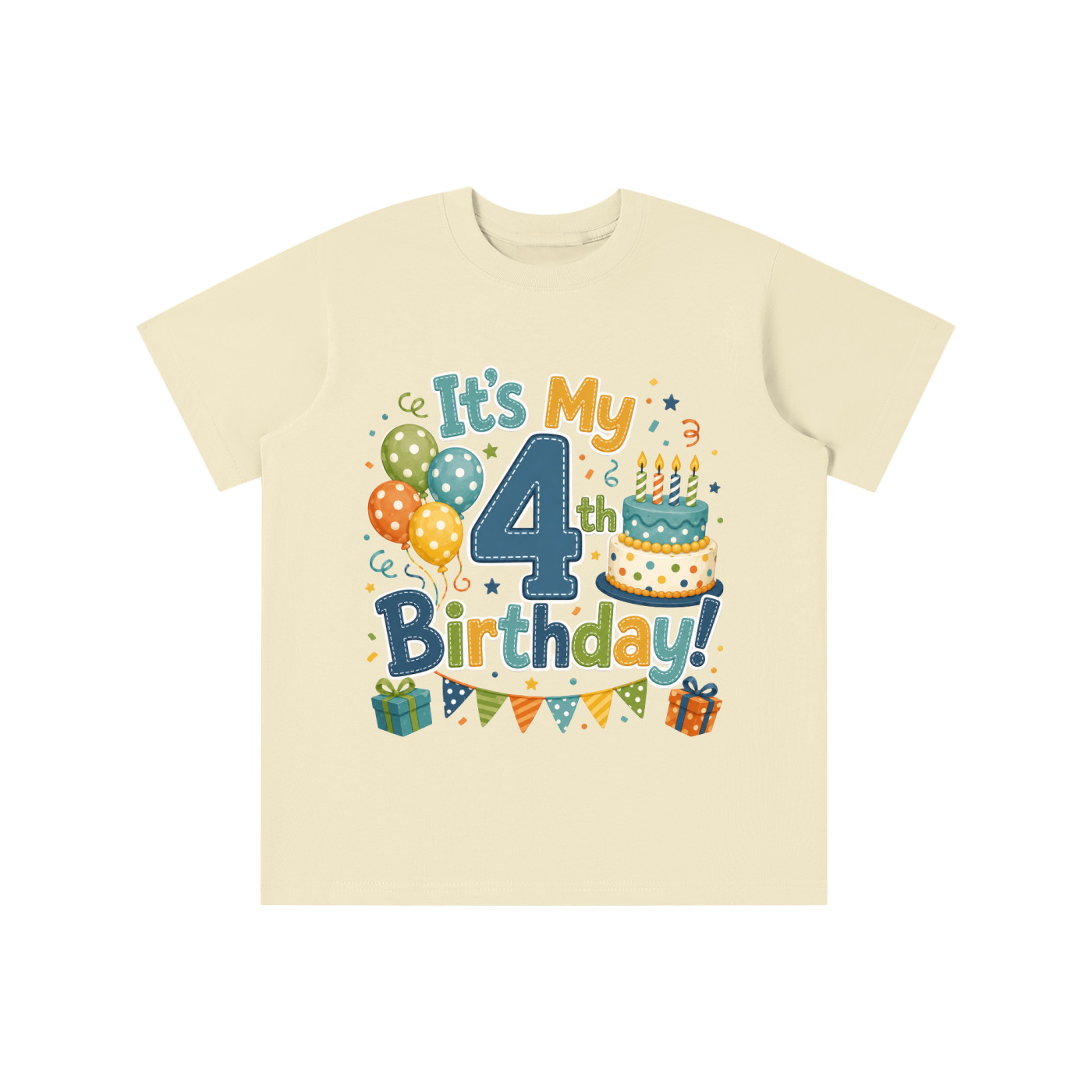 Boys 4th Birthday T-shirt