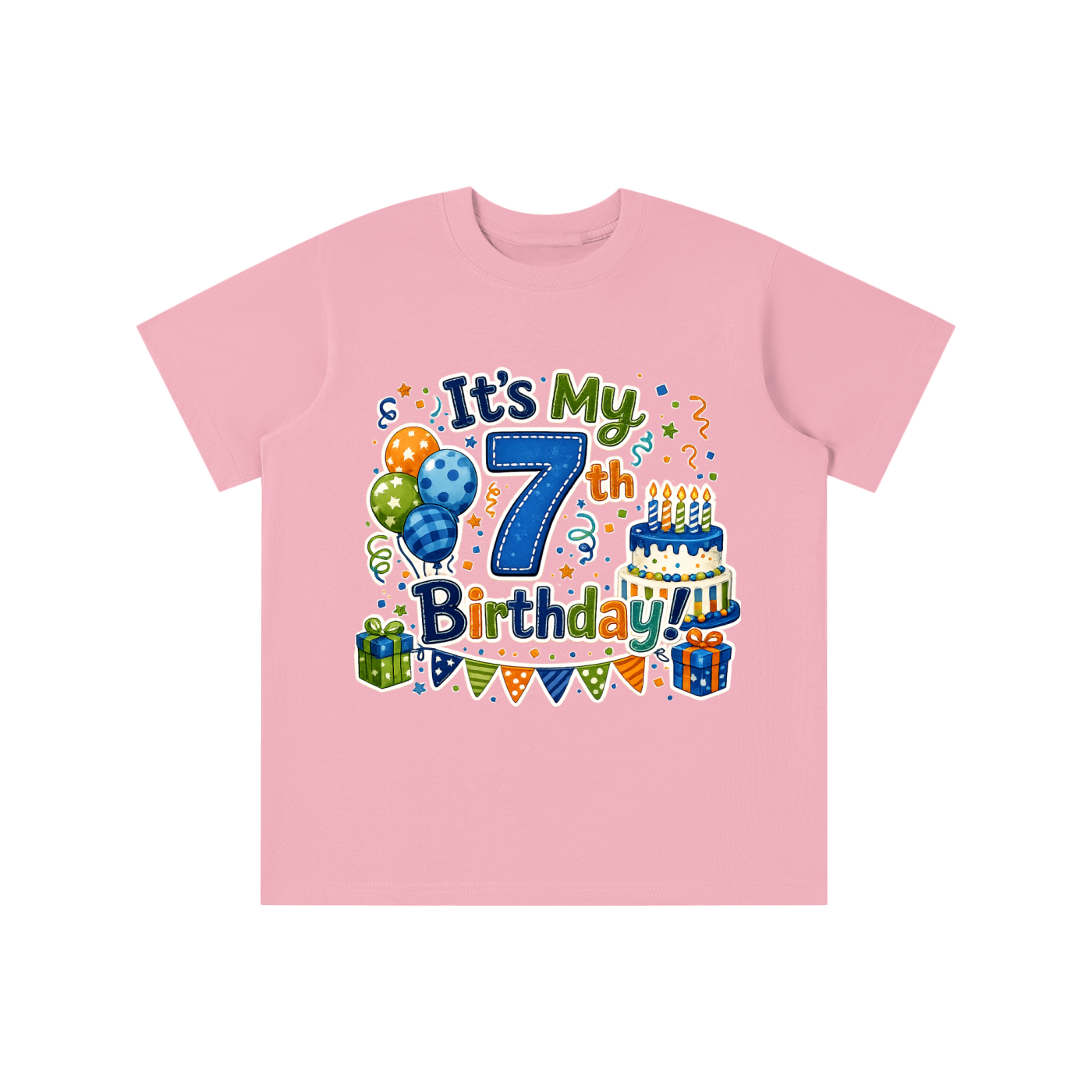 Boys 7th Birthday T-shirt