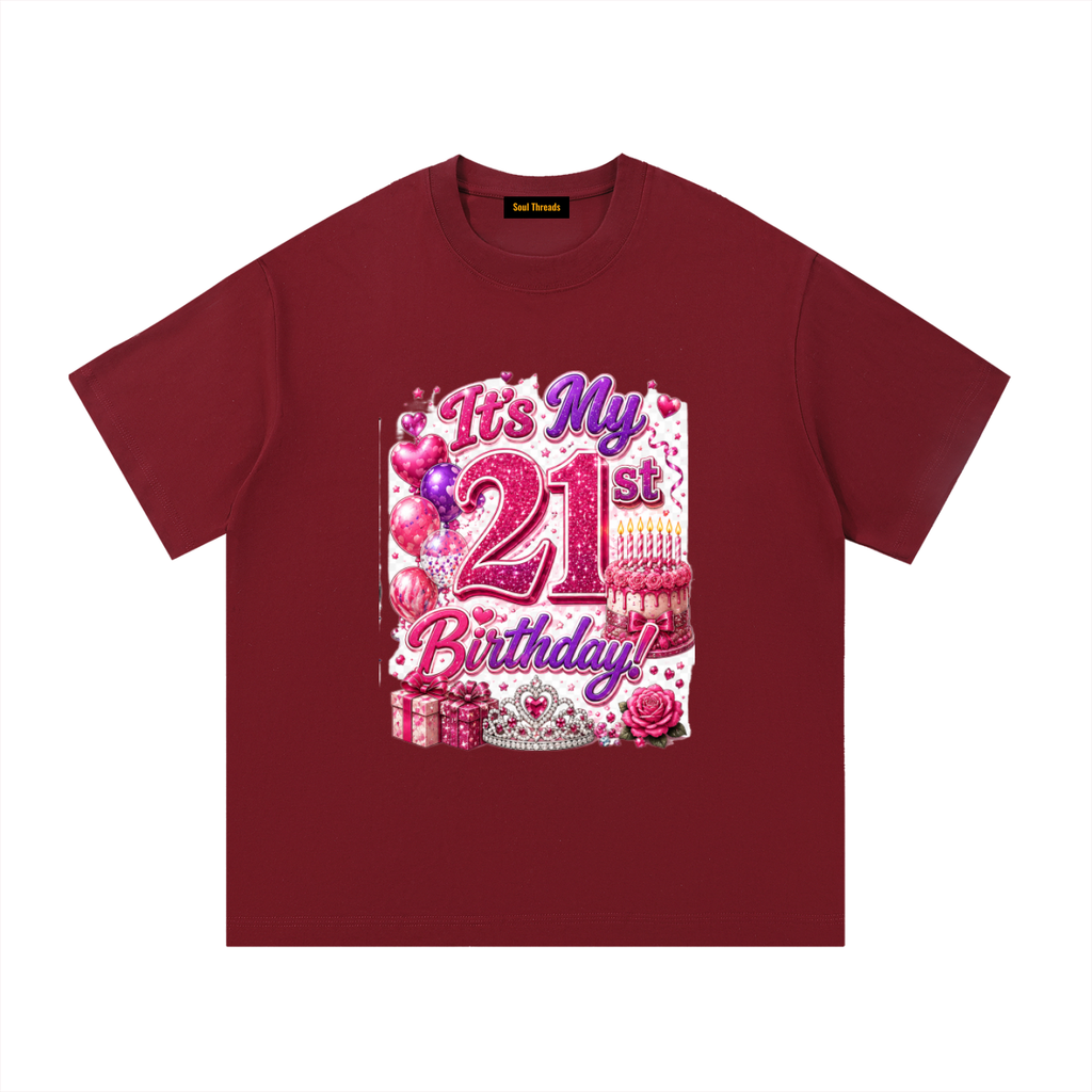 Young Womens 21st Birthday T-Shirt