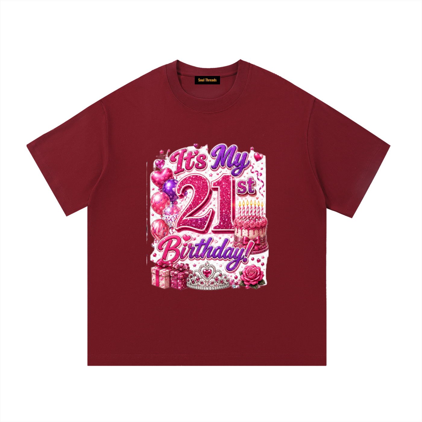 Young Womens 21st Birthday T-Shirt
