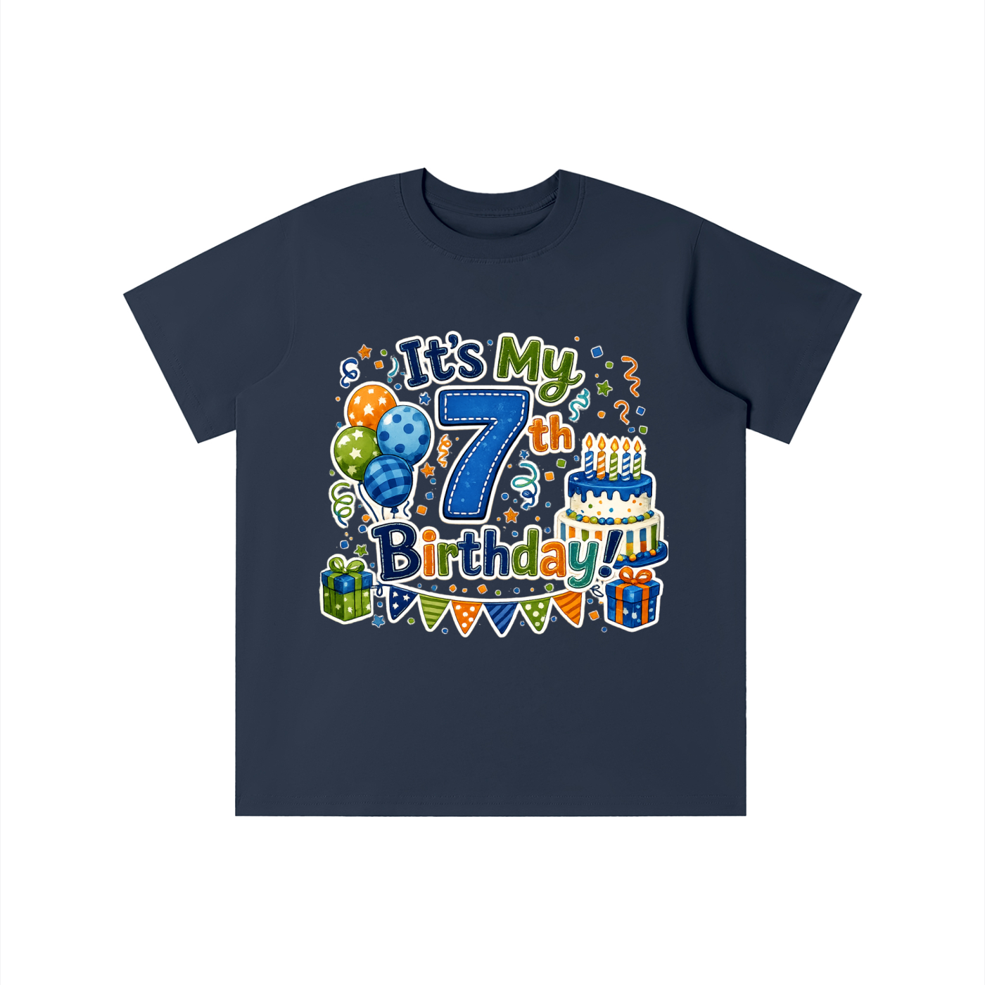 Boys 7th Birthday T-shirt