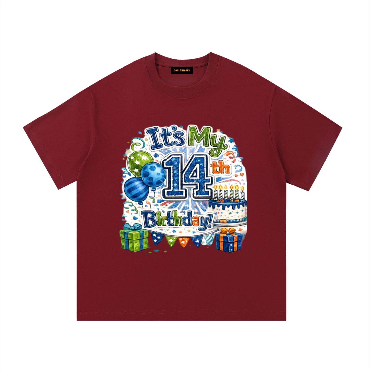 Young Mens 14th Birthday T-Shirt