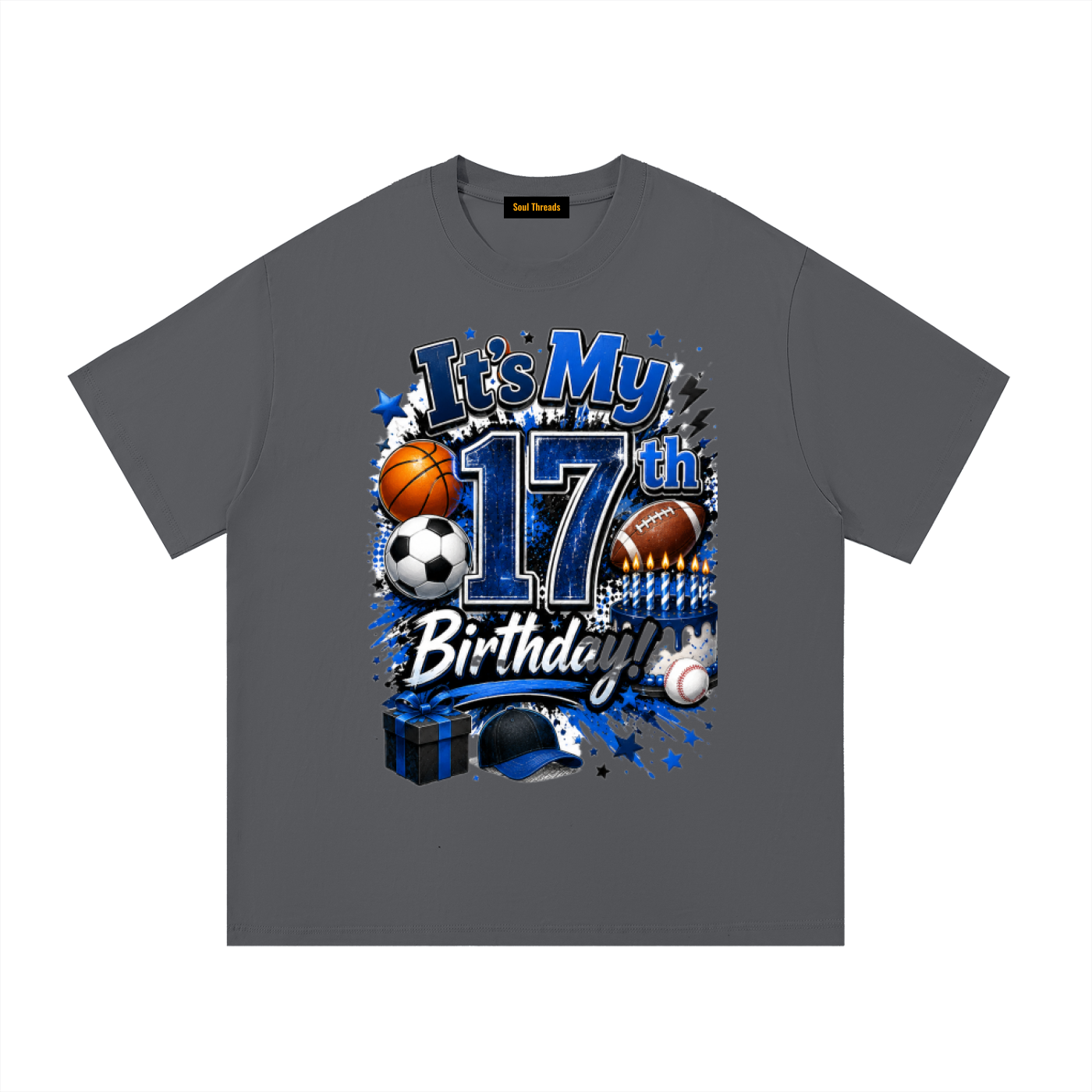 Young Mens 17th Birthday T-Shirt