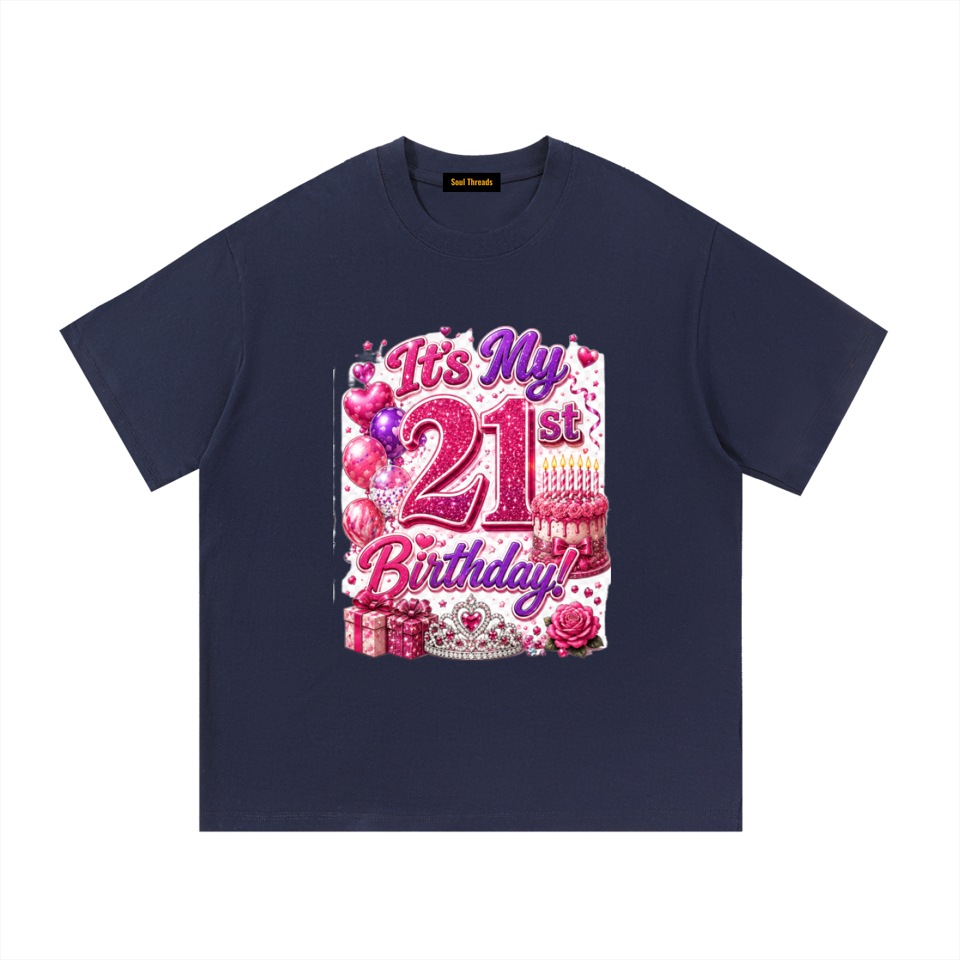 Young Womens 21st Birthday T-Shirt
