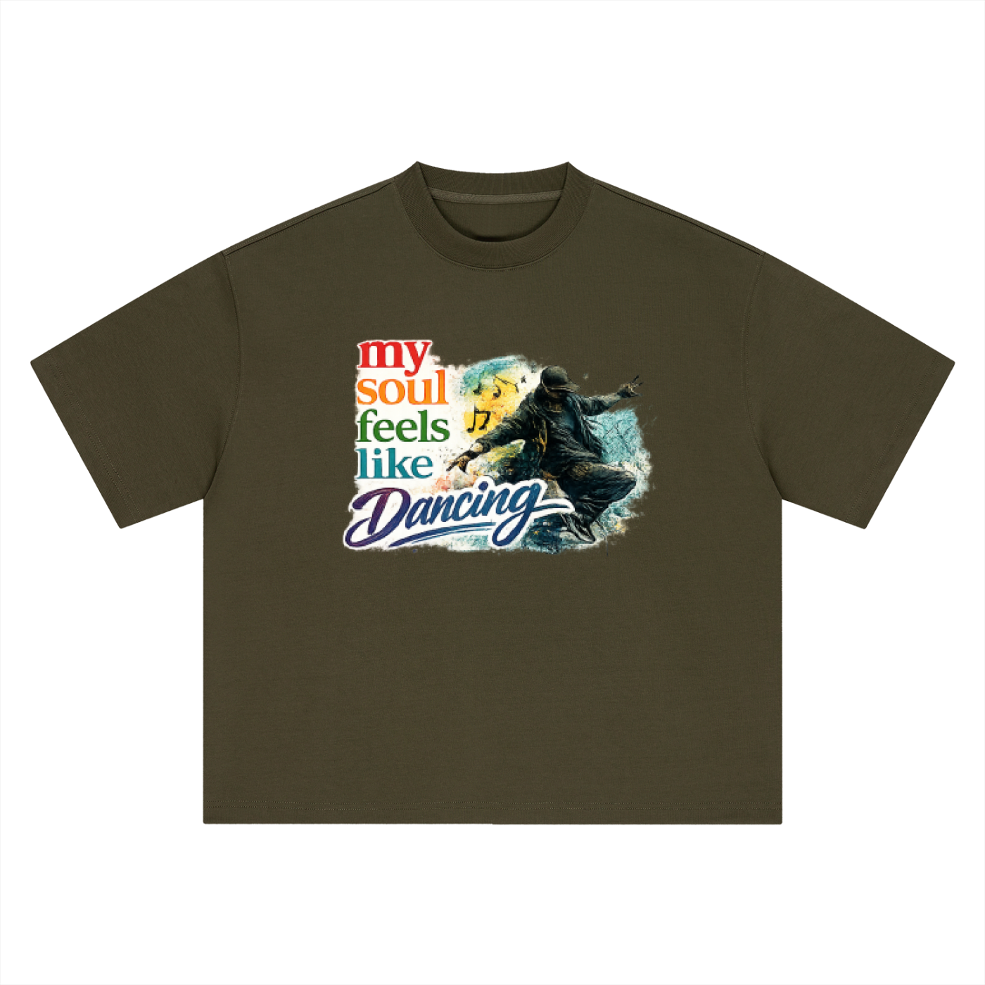 Boxy Oversized Dancing T-Shirt