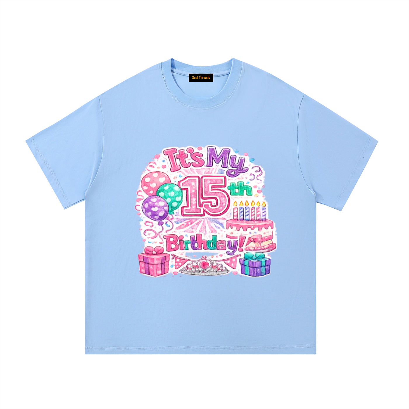 Young Womens 15th Birthday T-Shirt