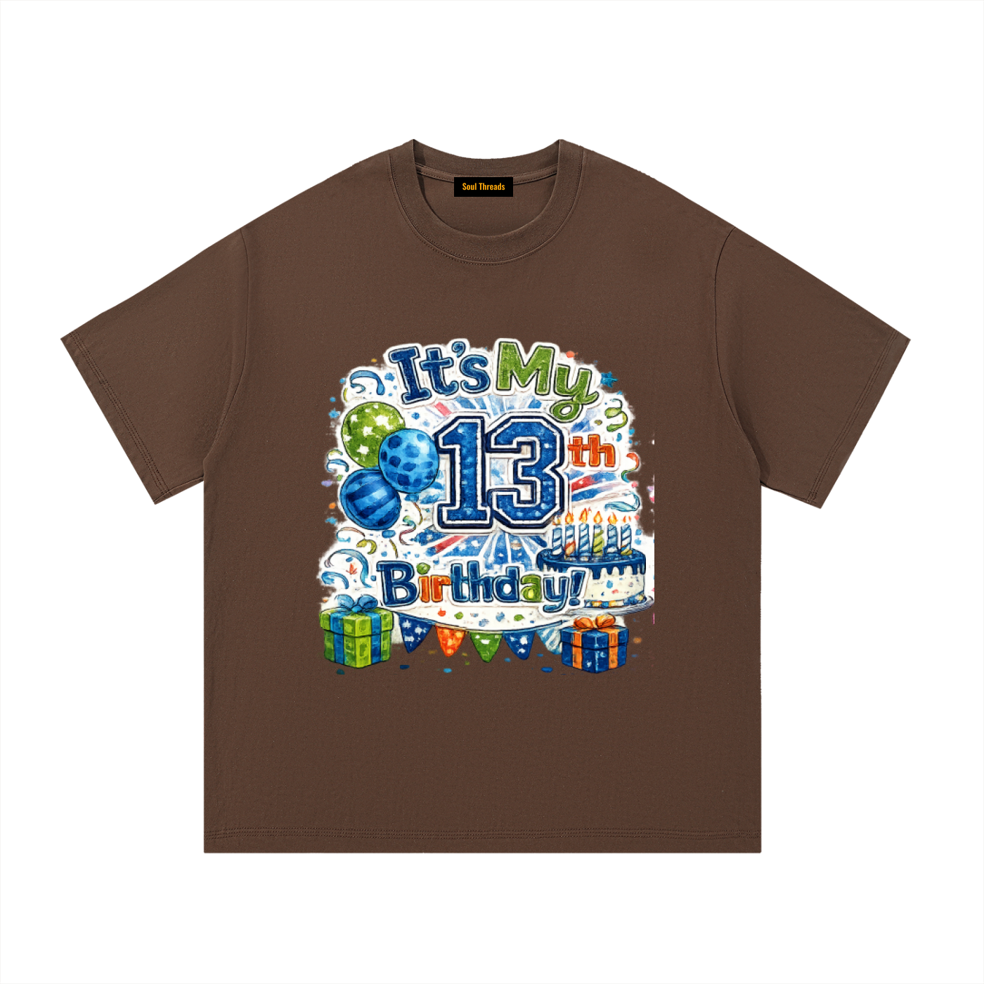 Young Mens 13th Birthday T-Shirt