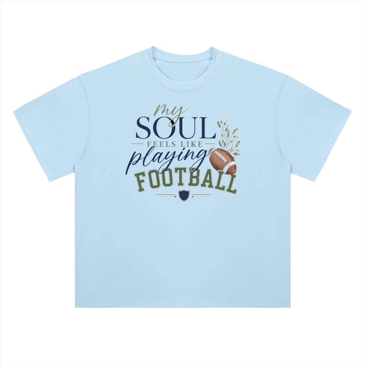 Heavyweight Football T-Shirt