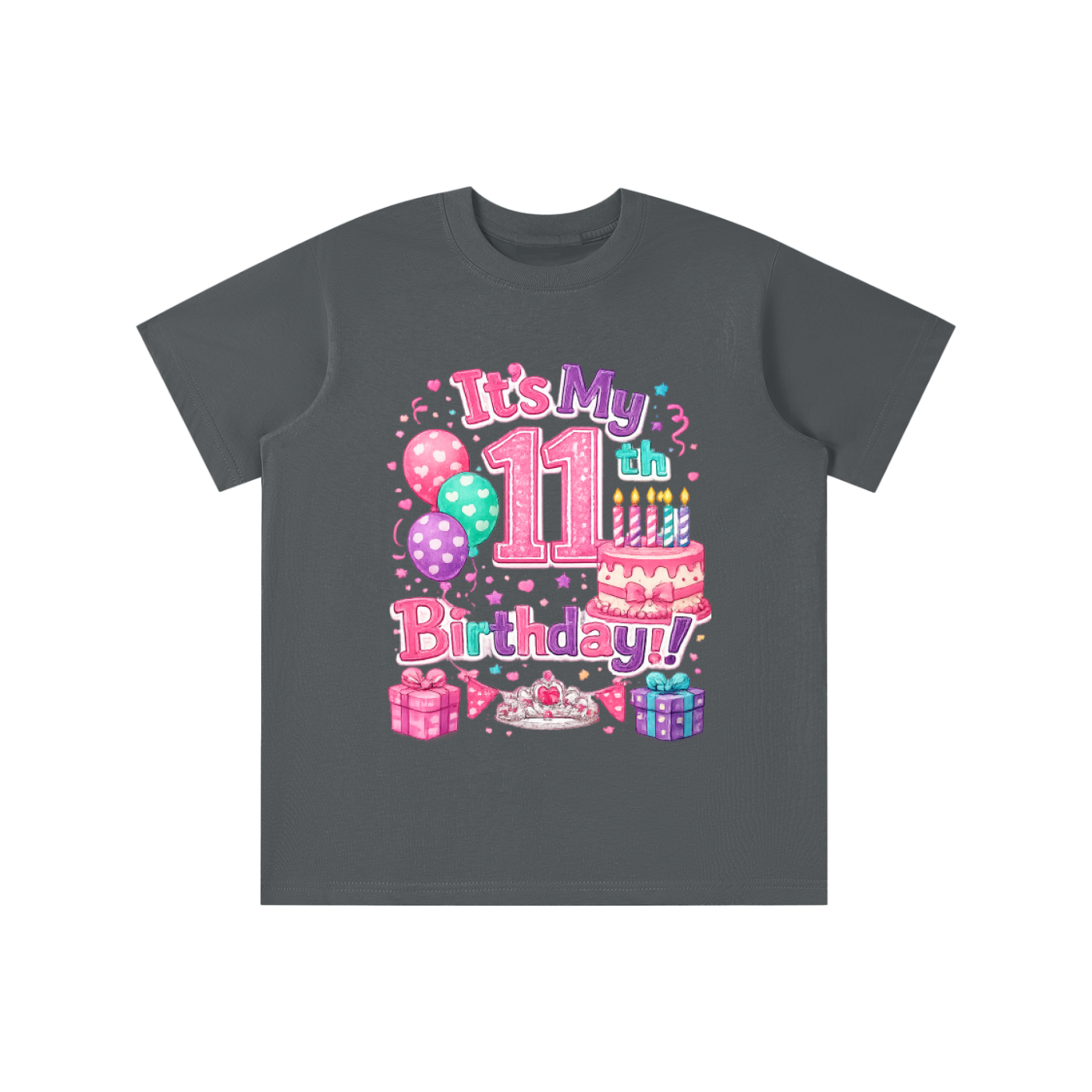 Girls 11th Birthday T-shirt