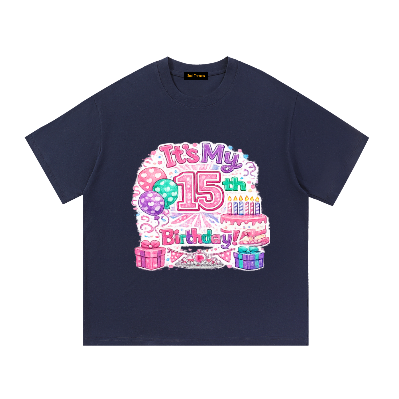 Young Womens 15th Birthday T-Shirt