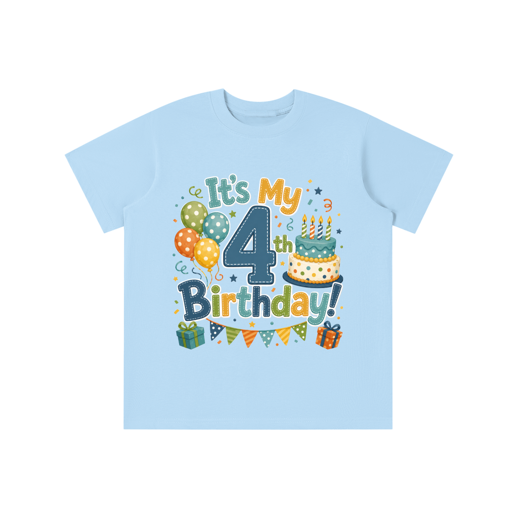 Boys 4th Birthday T-shirt