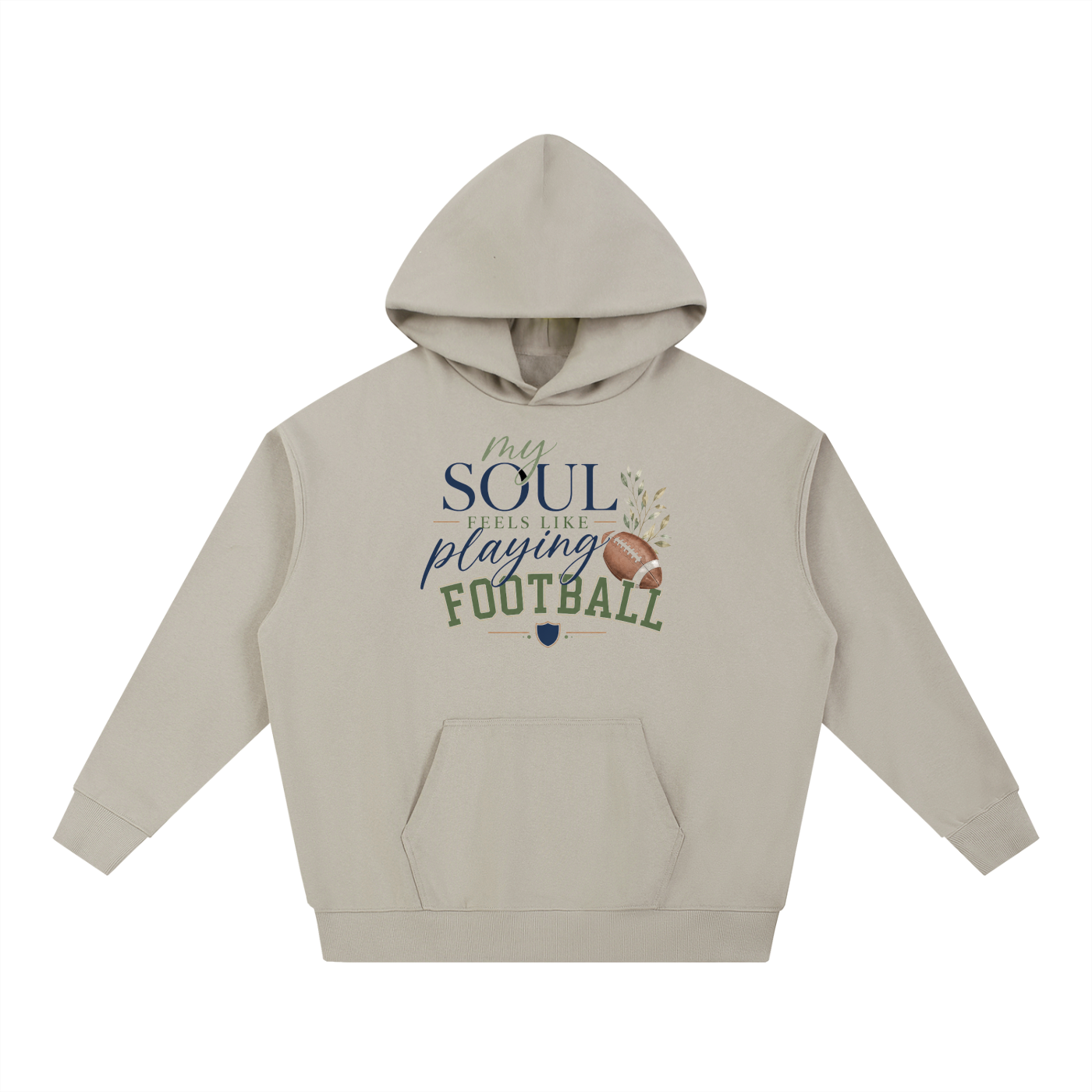 Heavyweight Football Hoodie