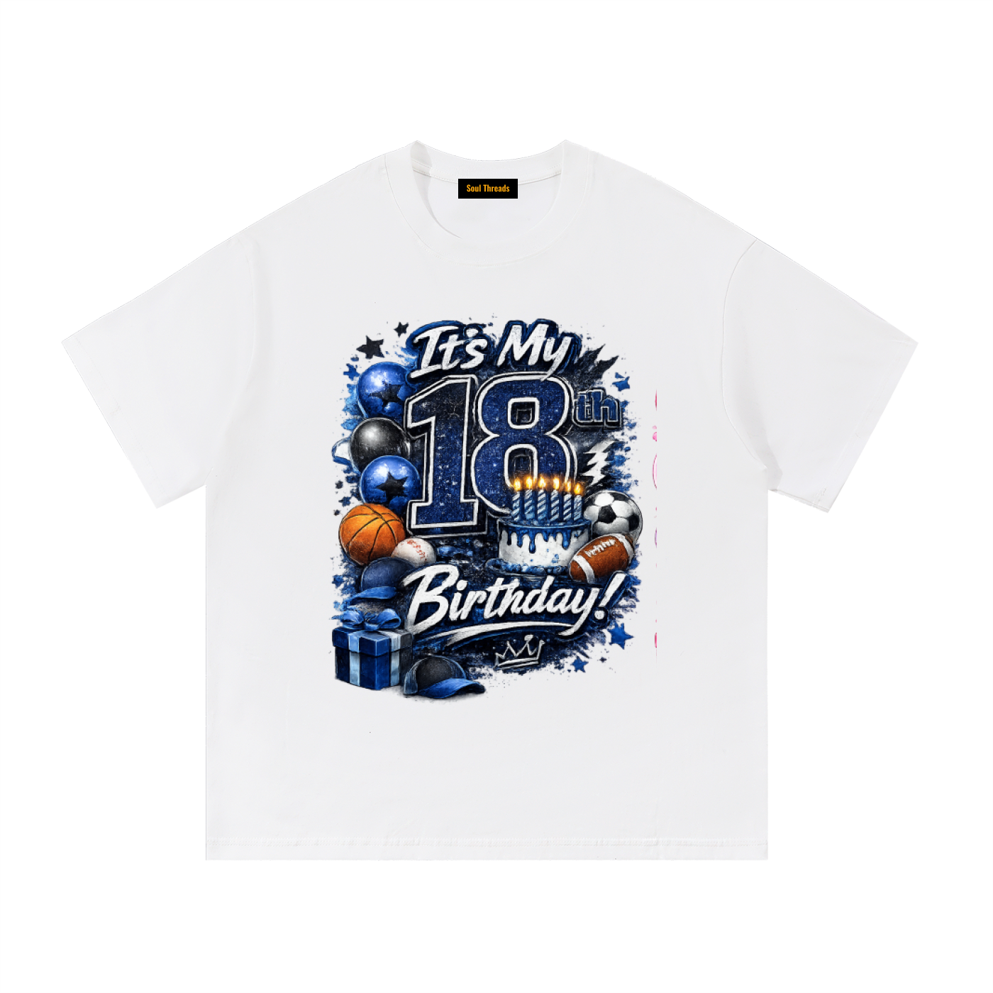 Young Mens 18th BIrthday T-Shirt