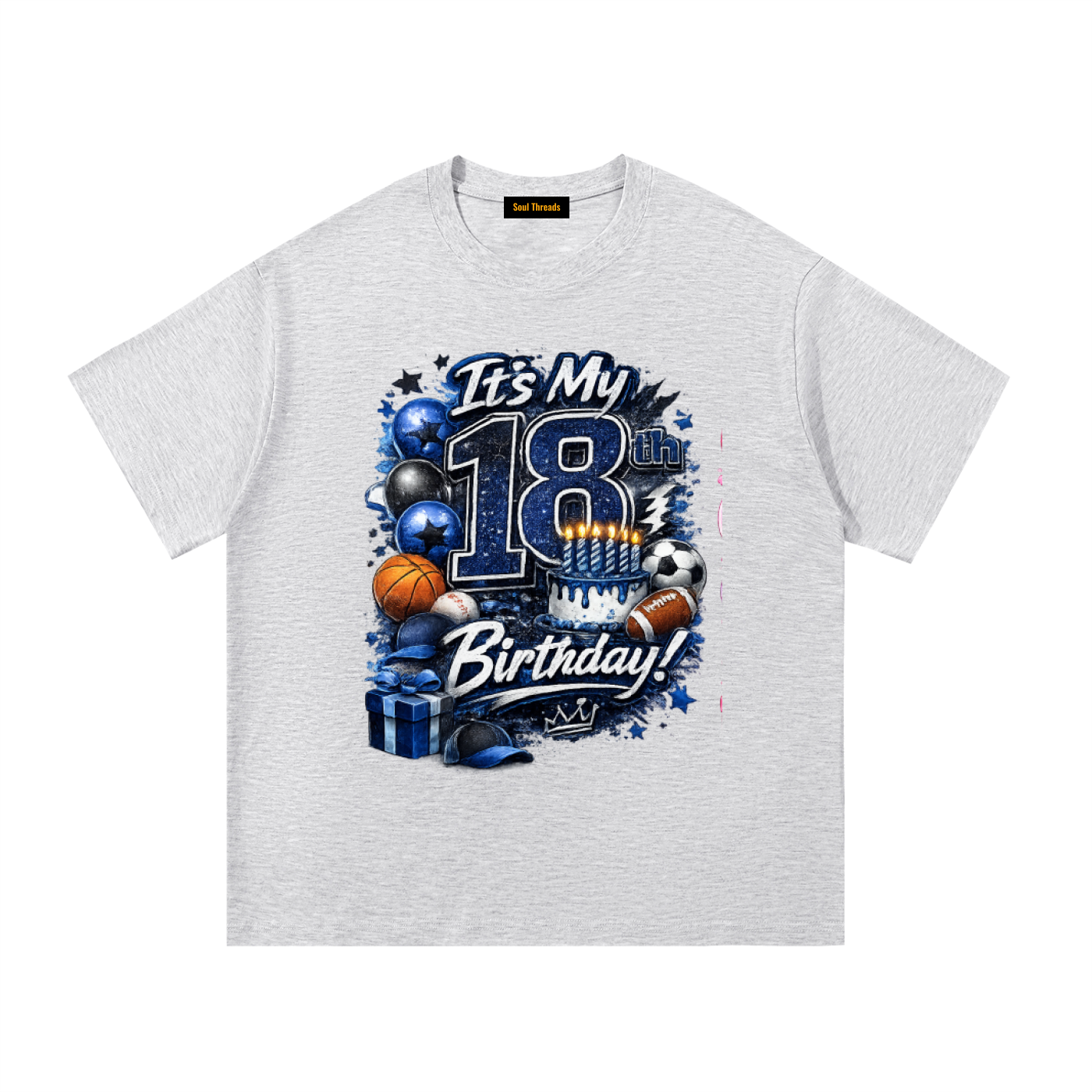 Young Mens 18th BIrthday T-Shirt