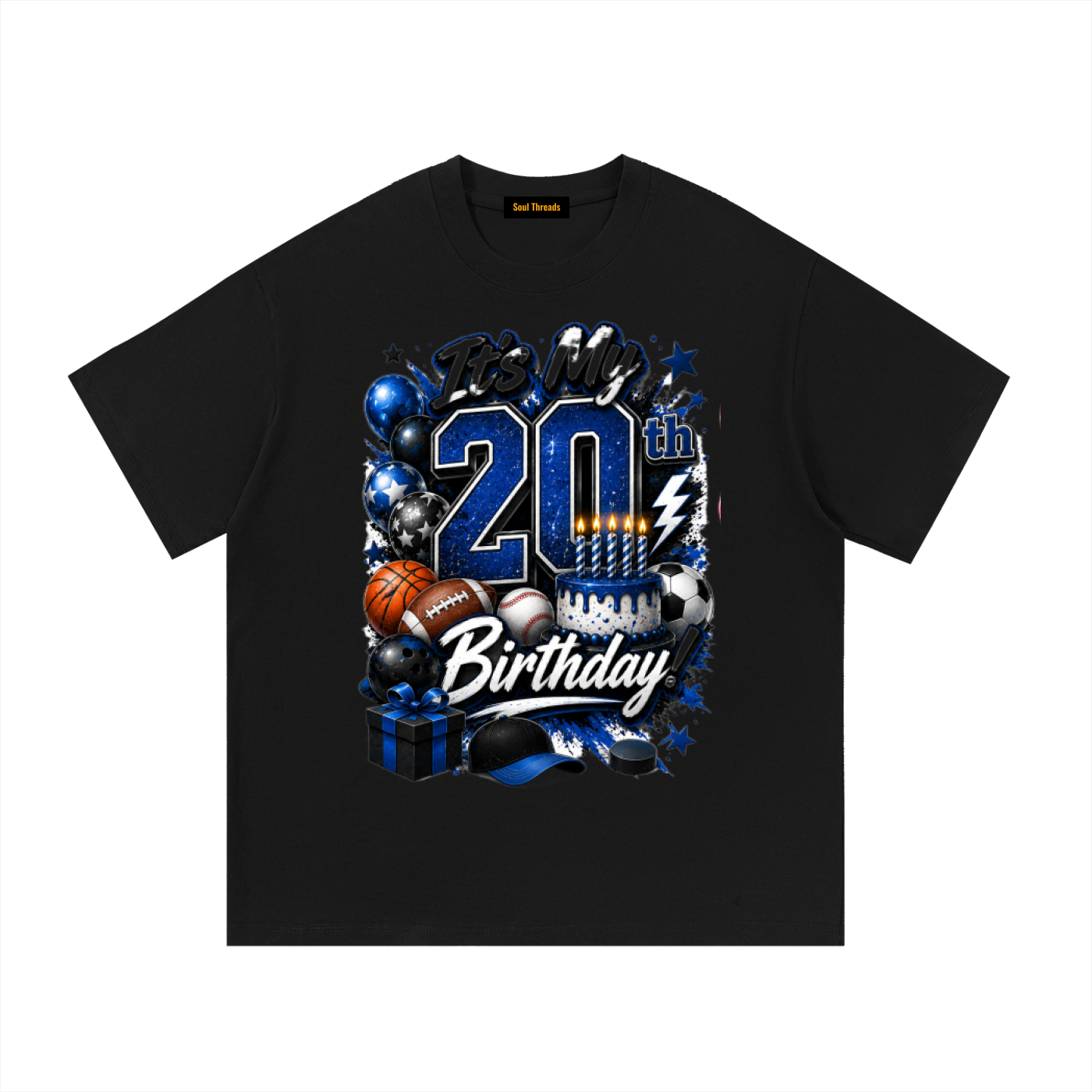Young Mens 20th Birthday T-Shirt