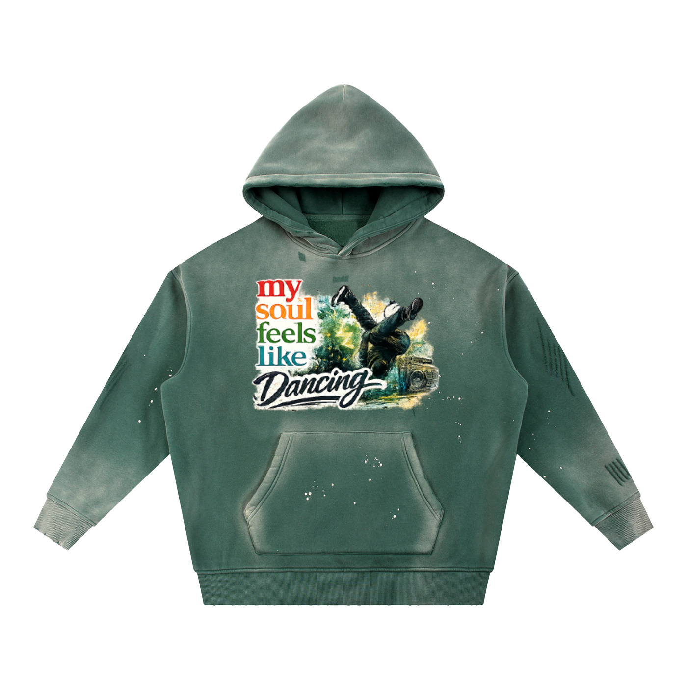 Frayed Dancing Hoodie