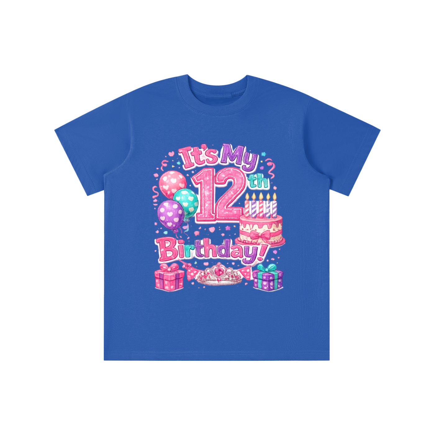 Girls 12th Birthday T-shirt