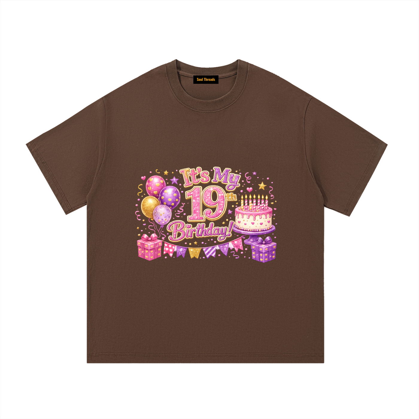 Young Womens 19th Birthday T-Shirt