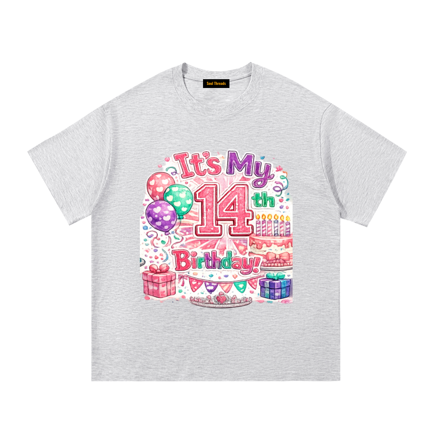 Young Womens 14th Birthday T-Shirt